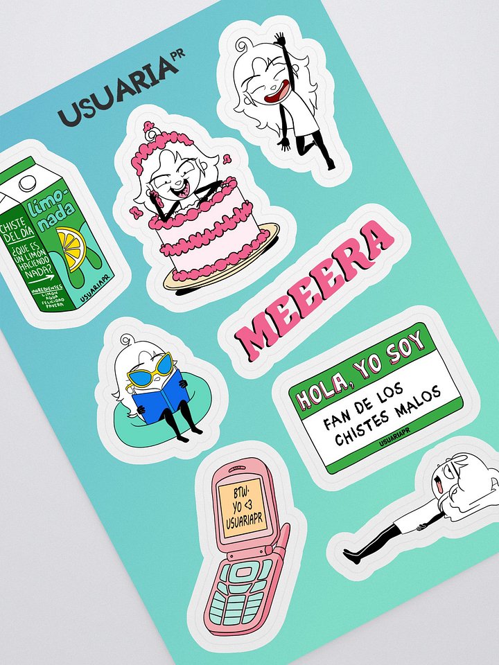 Usuariapr Sticker Sheet 2 product image (2)