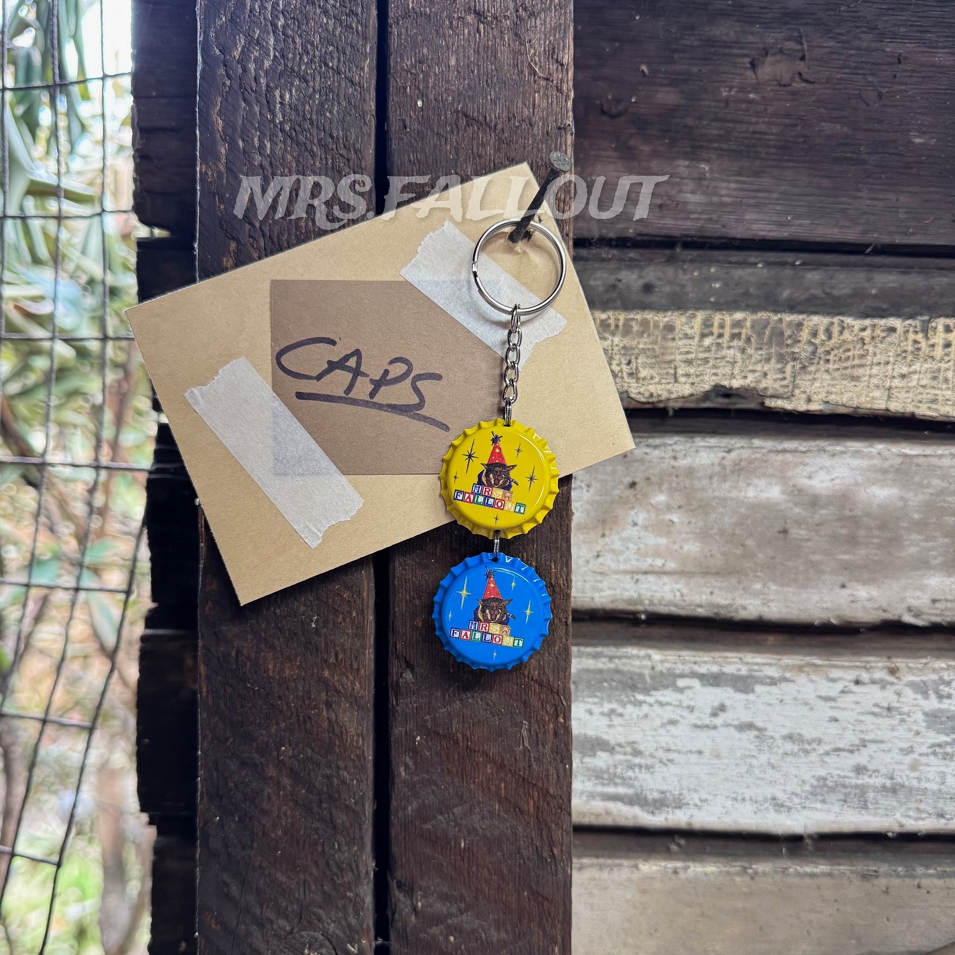Bottle Cap Keychain (2 Caps) product image (1)