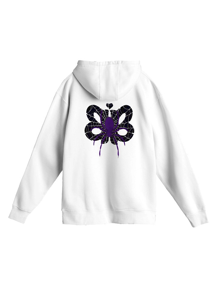 purple bb spider - wht hoodie product image (2)