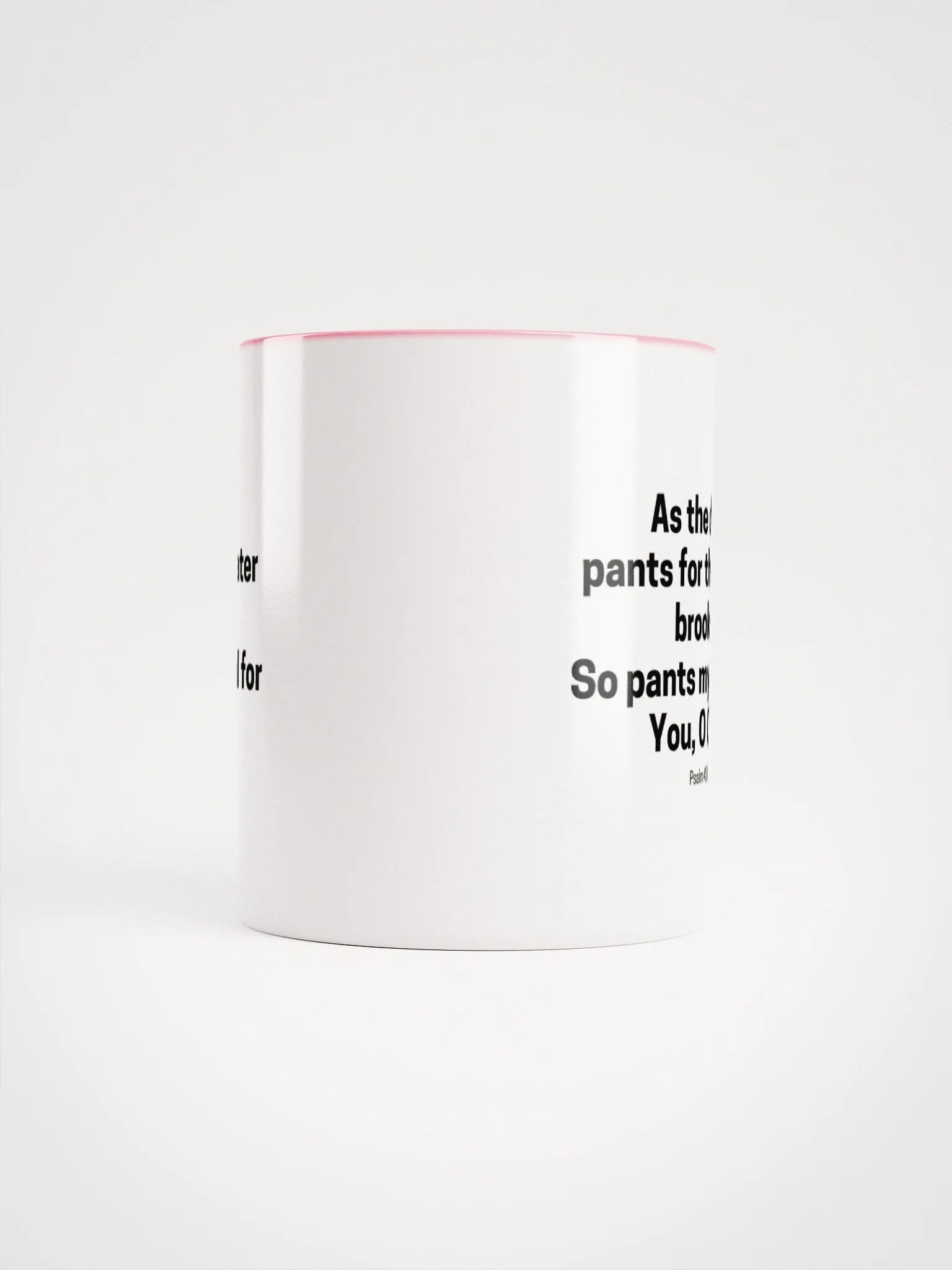 As The Deer Pants For The Water Brooks Psalm 42:1 Two-Tone Mug 11/15oz product image (5)