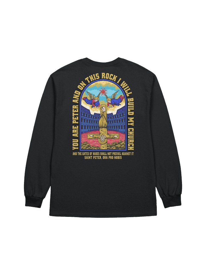 Saint Peter's Cross Long Sleeve T-Shirt product image (1)