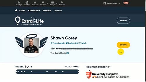 After 16 years, this finally happened. Thank you all so much for helping kids in need in the Children's Miracle Network throu...