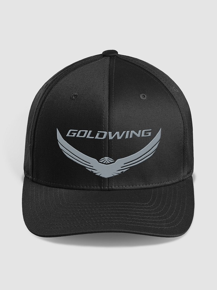 Silver Bird In Flight Goldwing Cap Flexi-Fit product image (3)