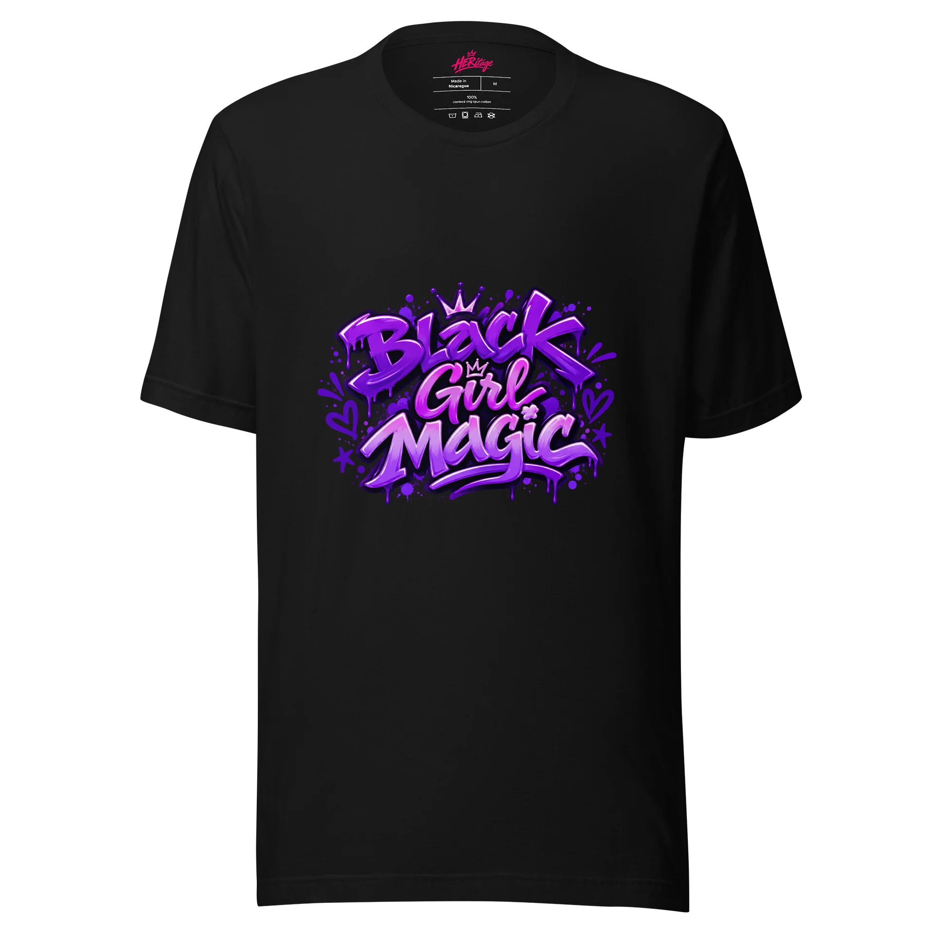 HERitage Black Girl Magic Short Sleeve In Purple product image (2)