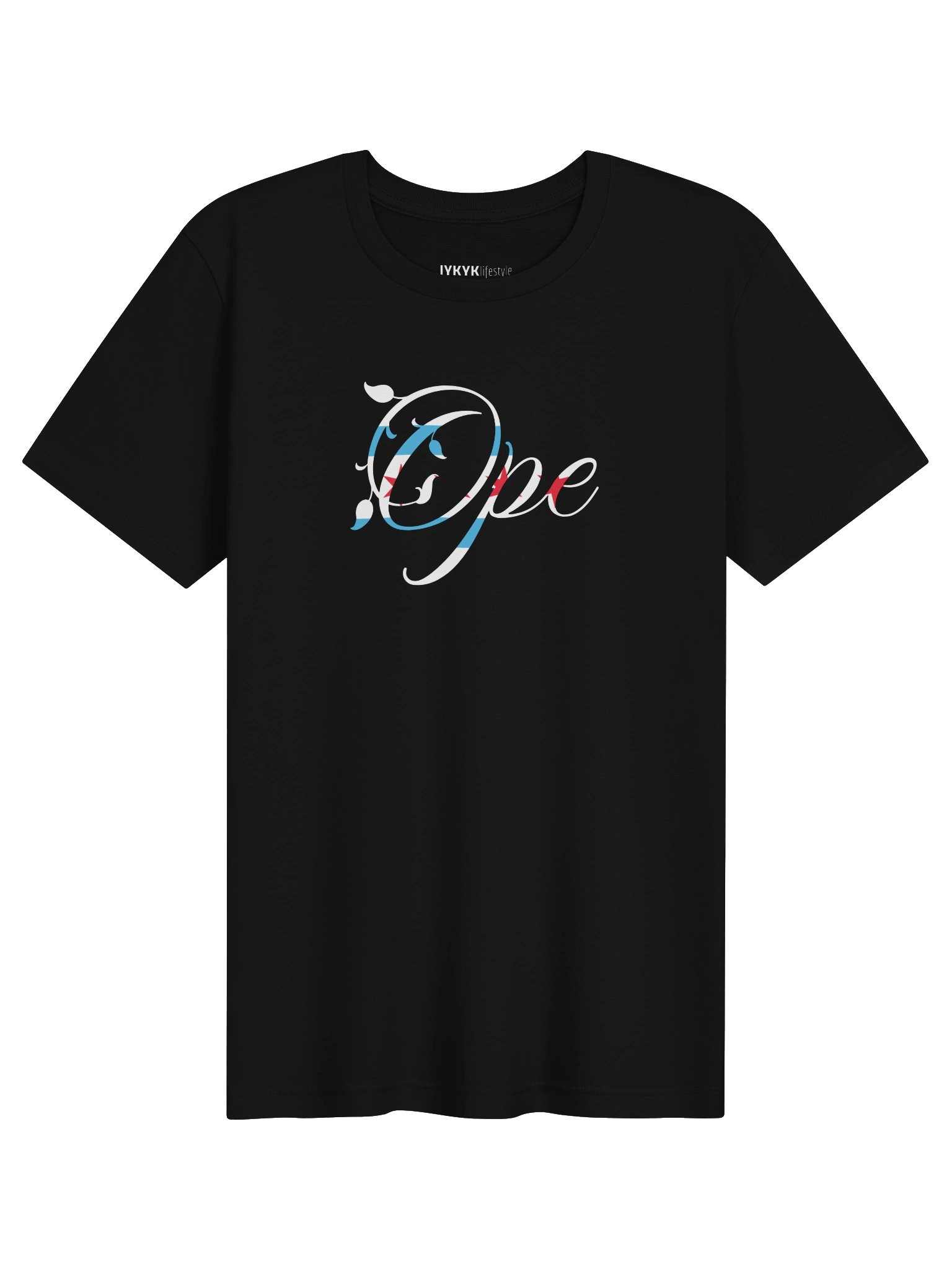 Ope Chicago Flag | Black | Unisex Bella+Canvas Soft T-Shirt product image (1)