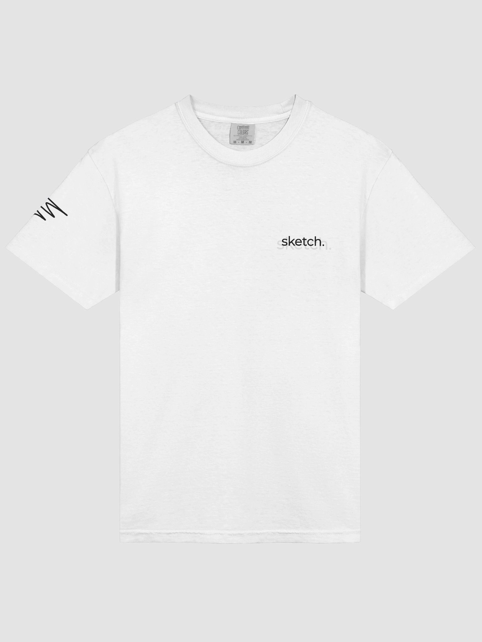 sketch. White Title Logo Tee product image (3)