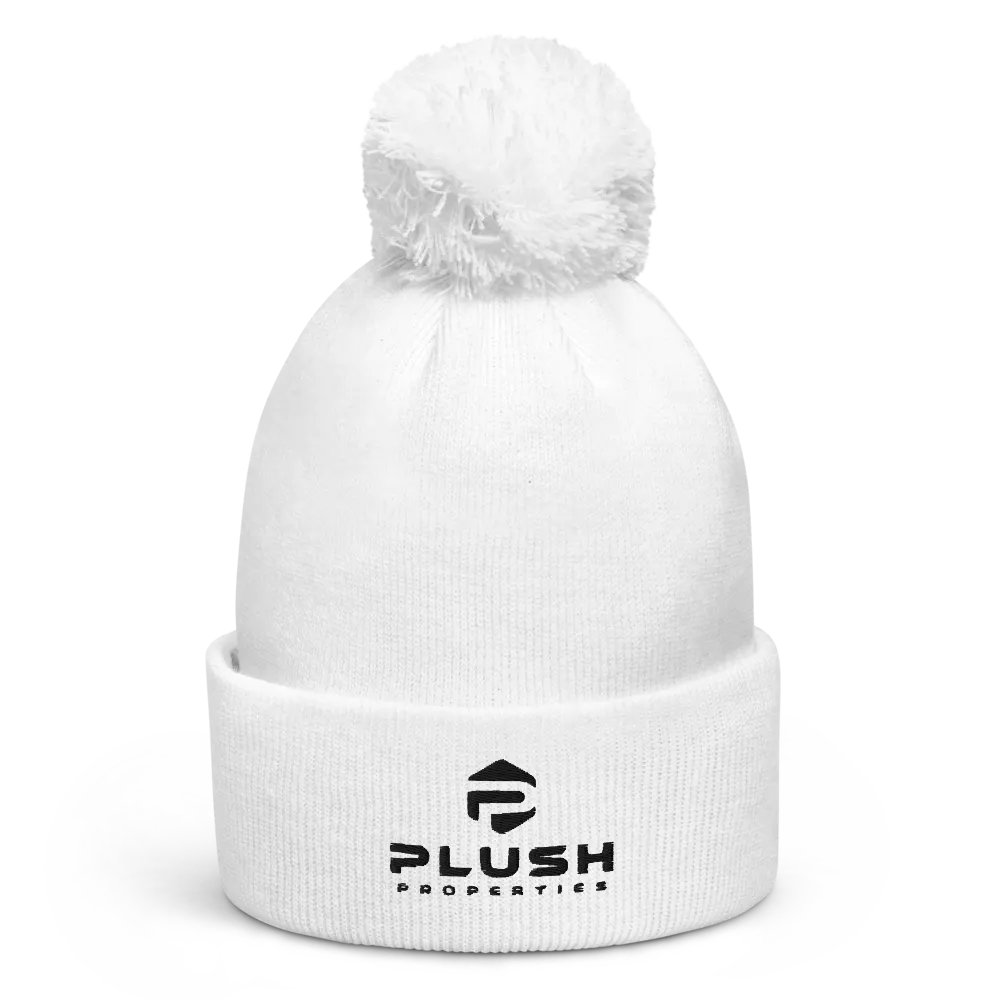 Plush Pom-Pom Beanie - White product image (1)