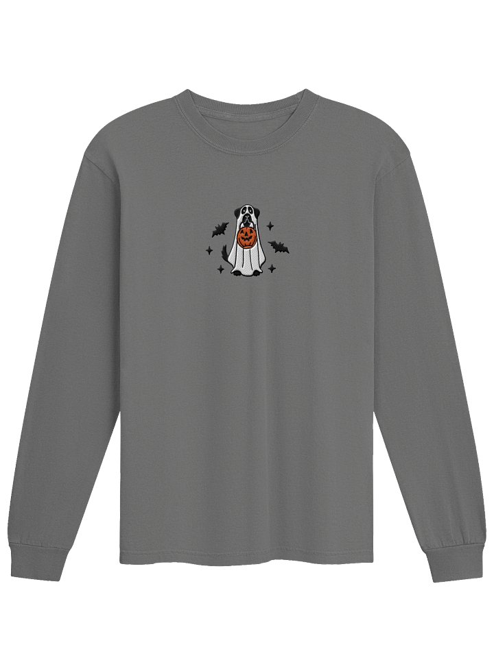 Halloween Labrador Retriever(Black) Embroidered Long-Sleeve T-Shirt product image (9)