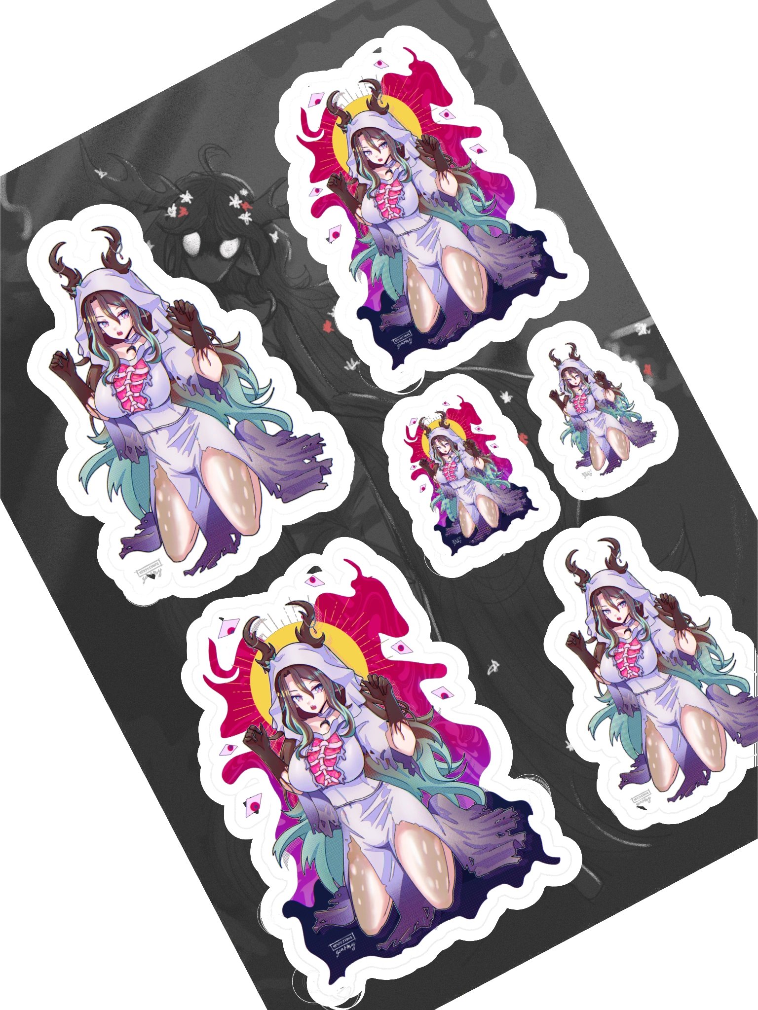 Spectral Doe Sticker Sheet product image (1)