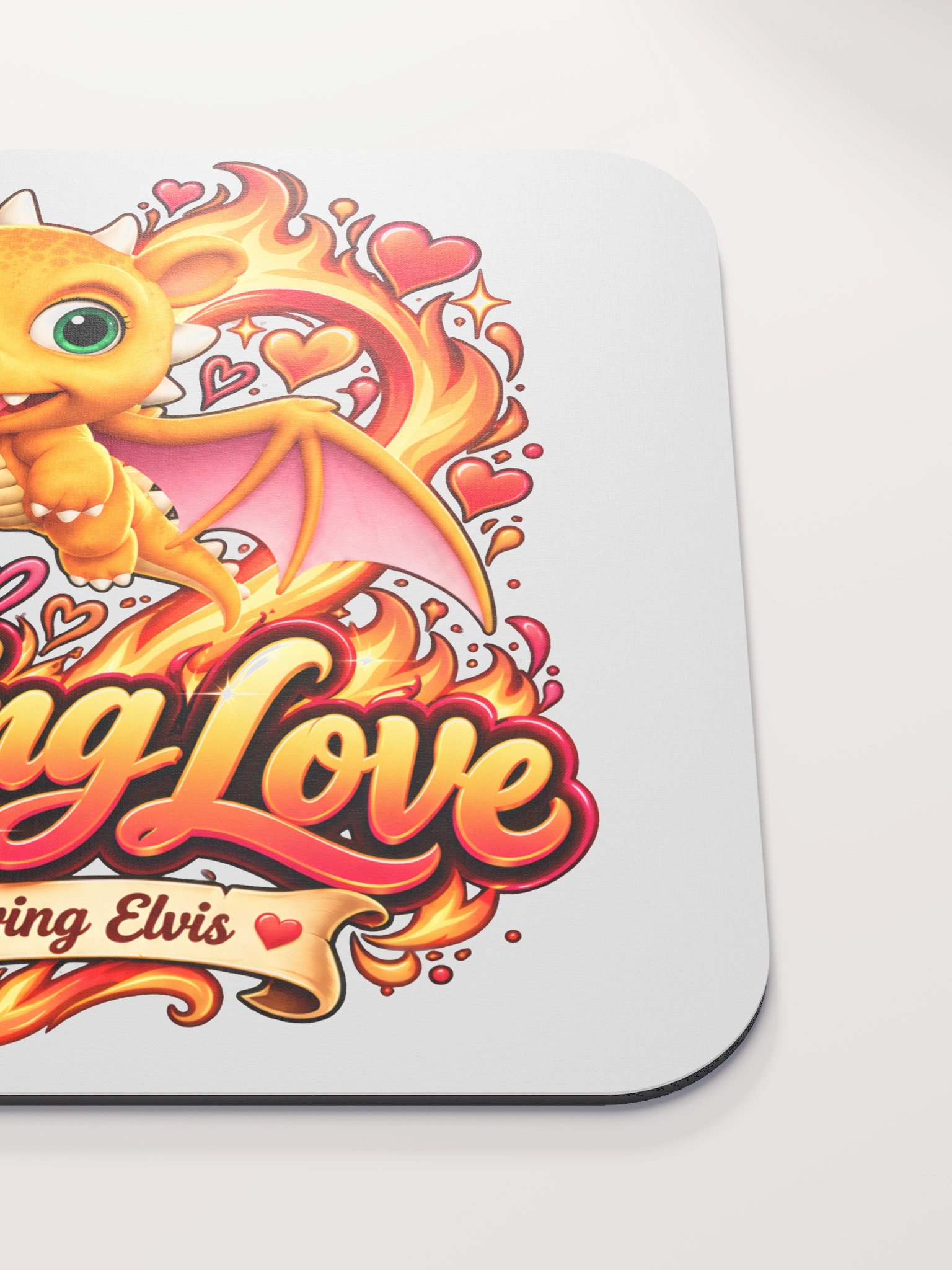 LIL Burning Love Dragon Mouse Pad product image (5)