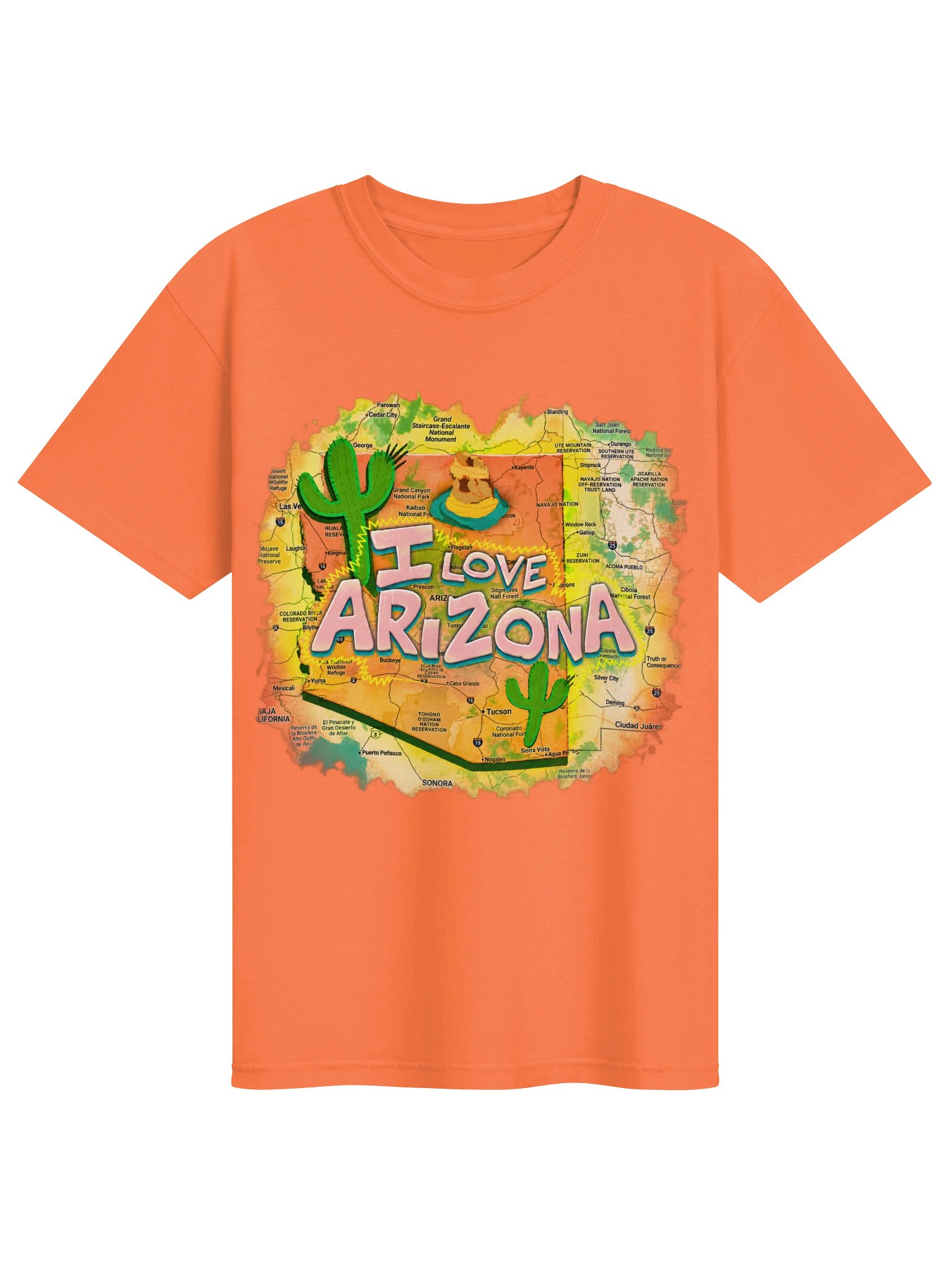 I Love Arizona™ Tee – Desert Orange product image (1)
