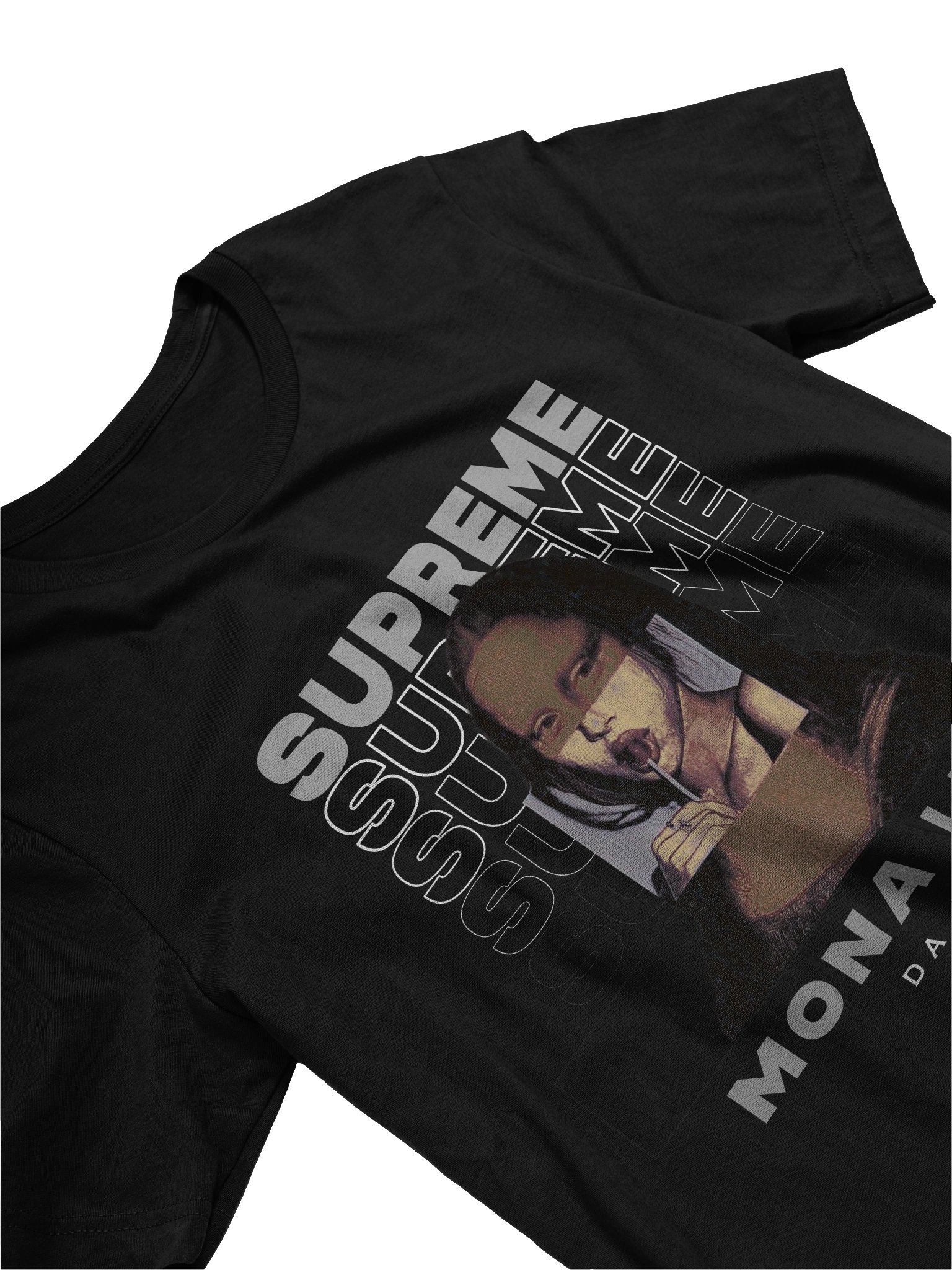 Street Art Mona Lisa Graphic Tee product image (3)