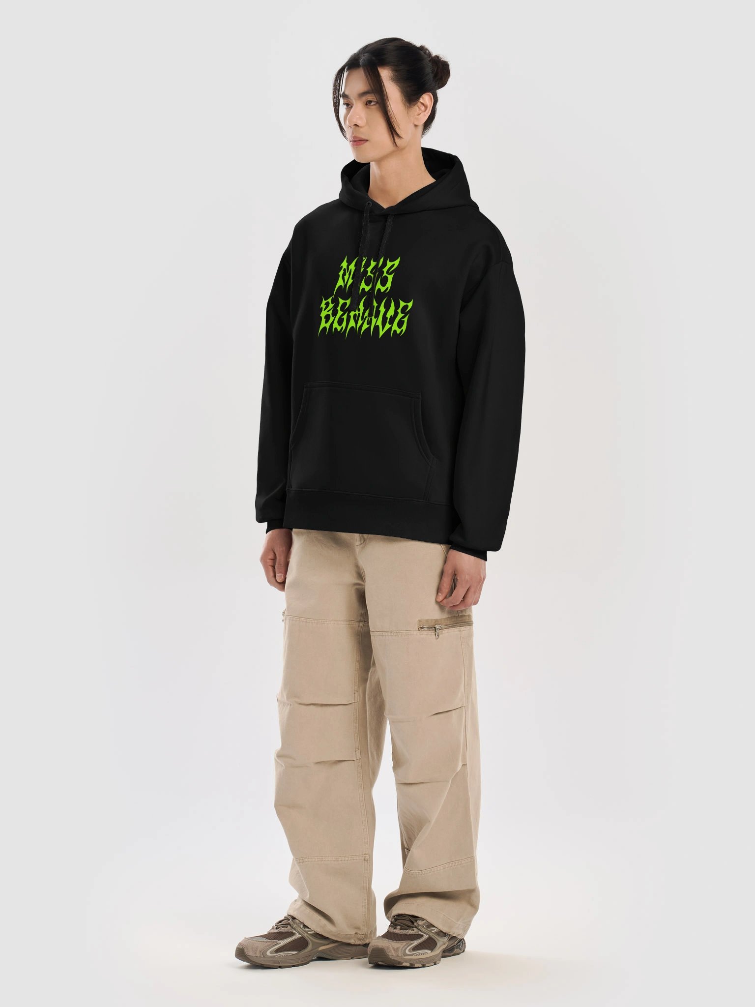 MISS BEHAVE BLACK HOODIE product image (7)