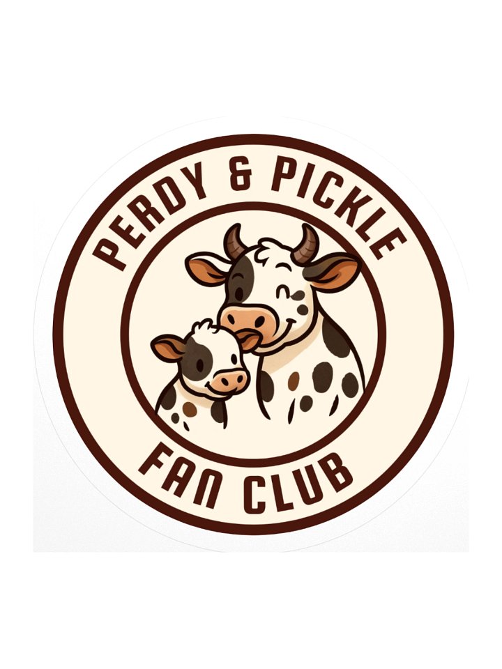 "Perdy & Pickle Fan Club" Sticker product image (2)