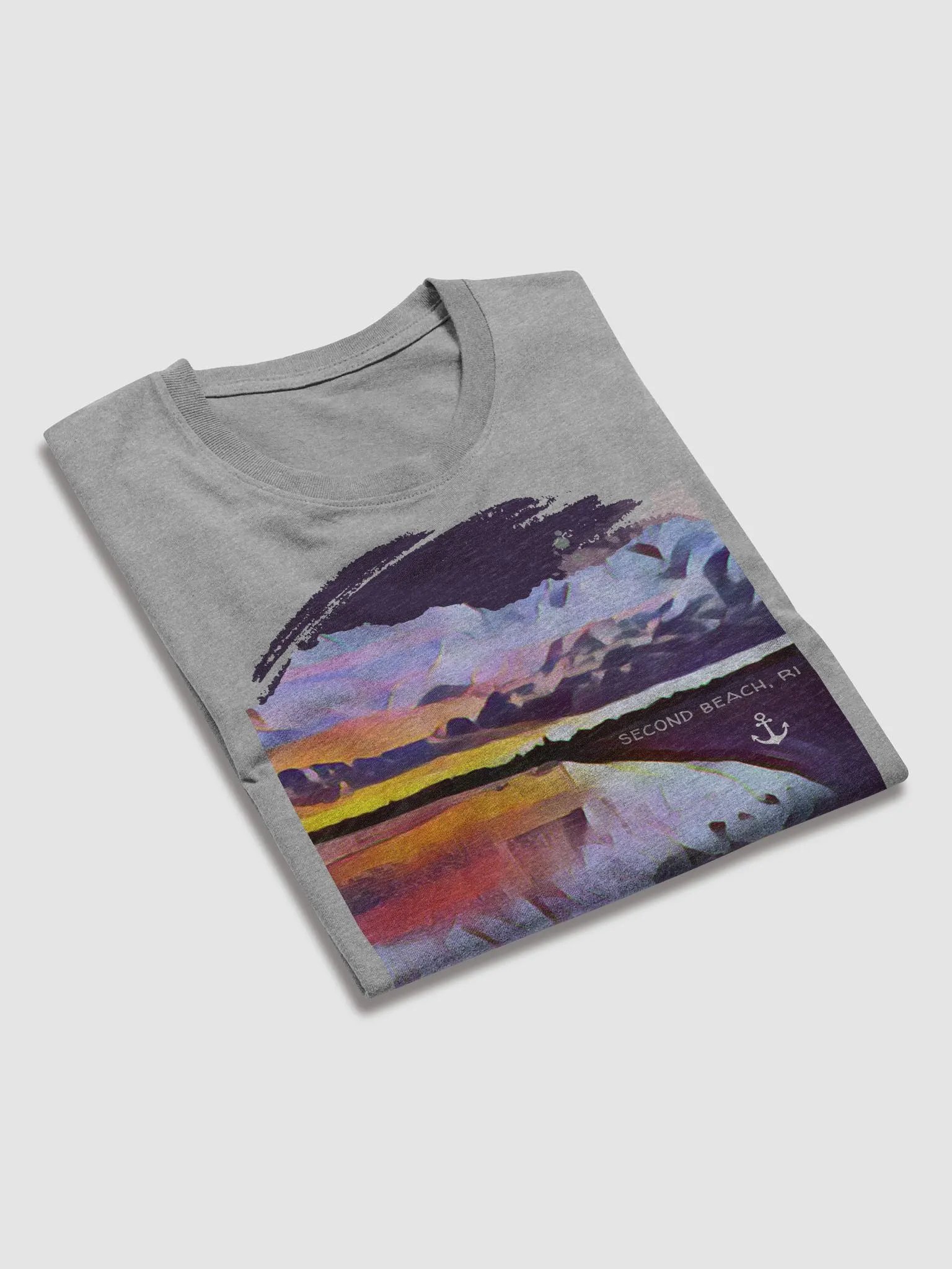 100% Recycled Sachuest Beach Sunset T-Shirt product image (4)