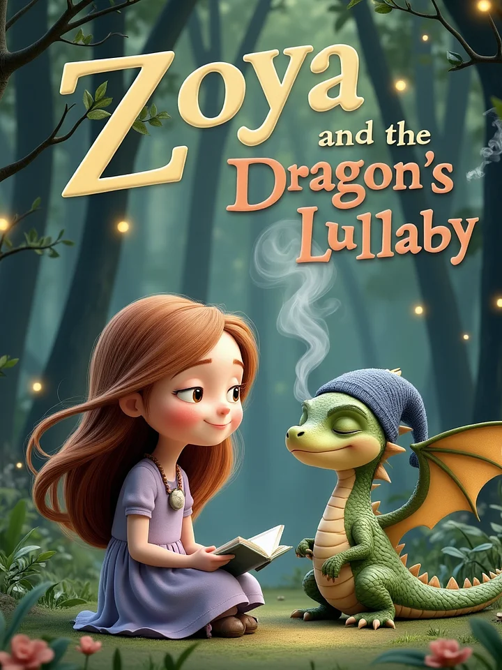 Bedtime Story for Kids | Zoya & a Baby Dragon | Lullaby Tale for Ages 3-8 | Digital Download product image (1)