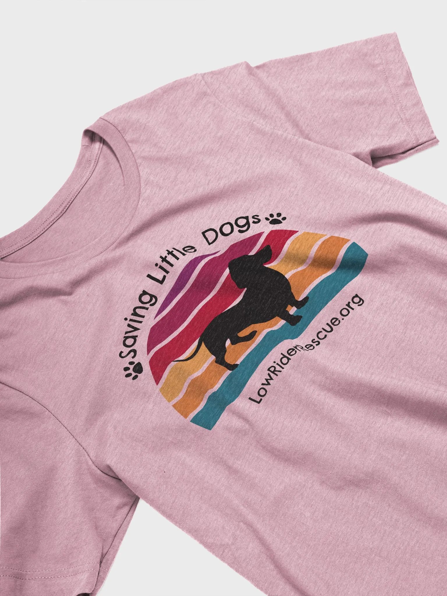 Sunset Rainbow Low Rider Dachshund Rescue T 4 product image (2)