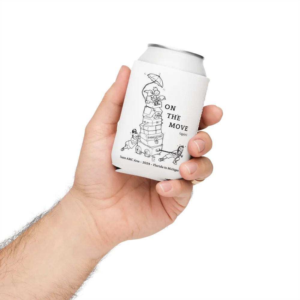 On the move - Coozie (two sizes) product image (1)