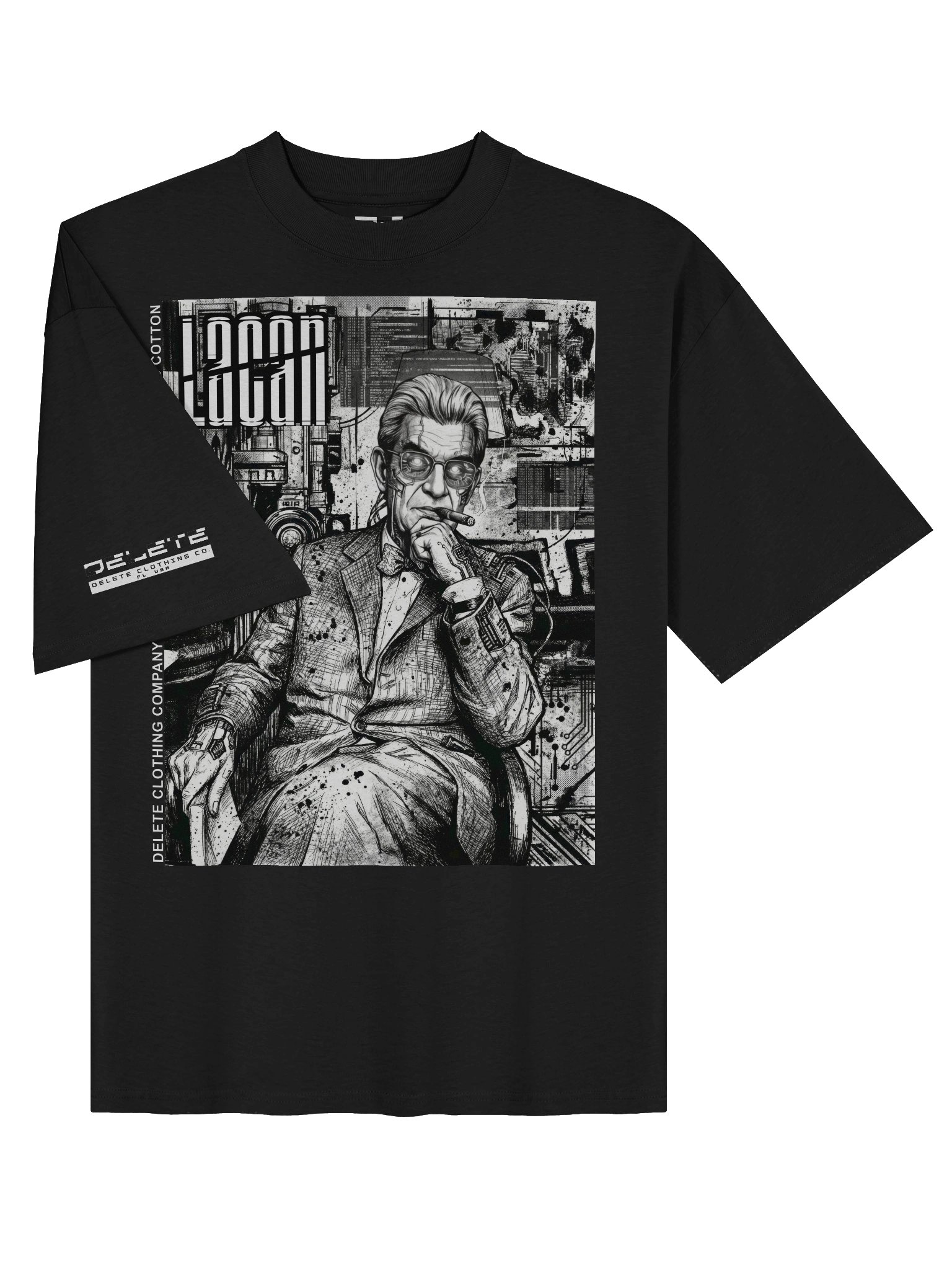 Delete "Lacan" Oversize T-Shirt product image (3)