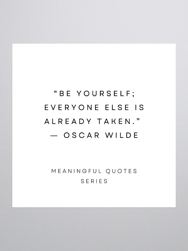 Be Yourself. product image (1)