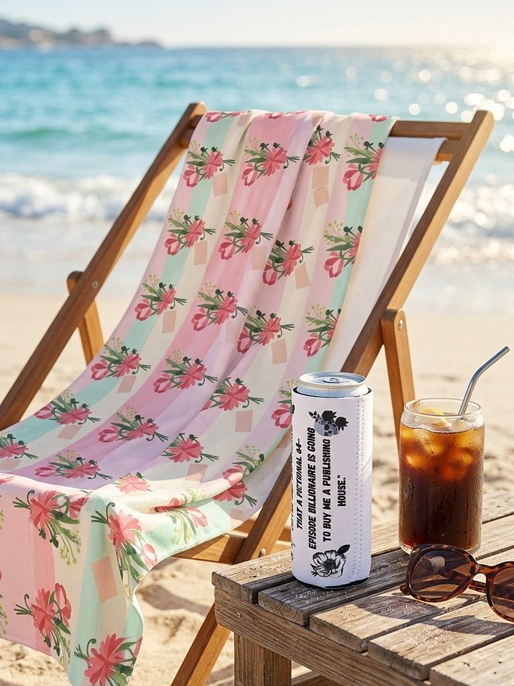 Flower beach towel product image (2)