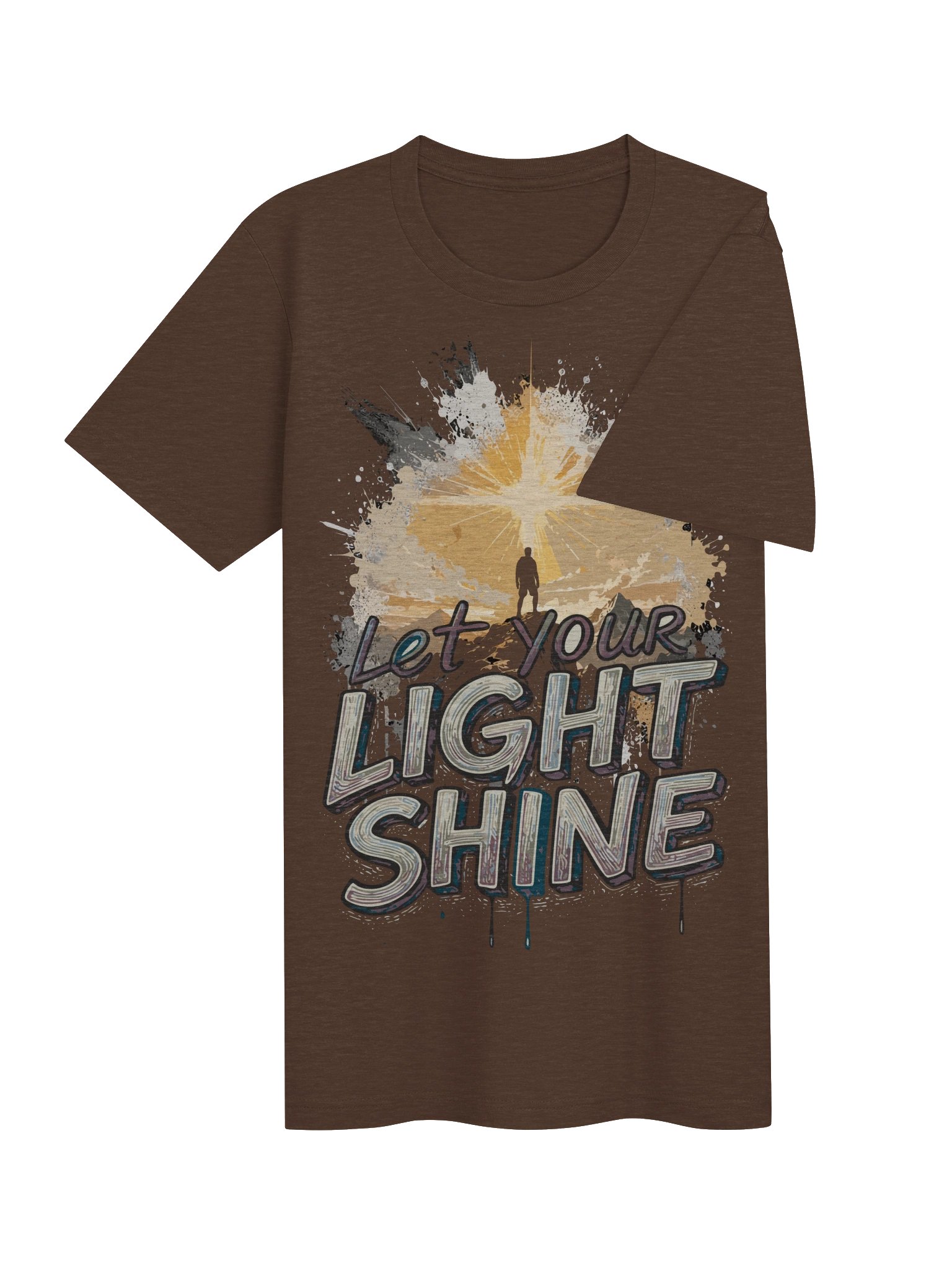 Let Your Light Shine Graphic T-shirt product image (6)