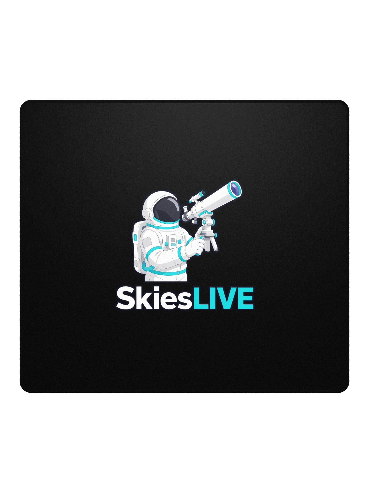 SkiesLIVE Astronaut Gaming Mouse Pad (Black) product image (4)