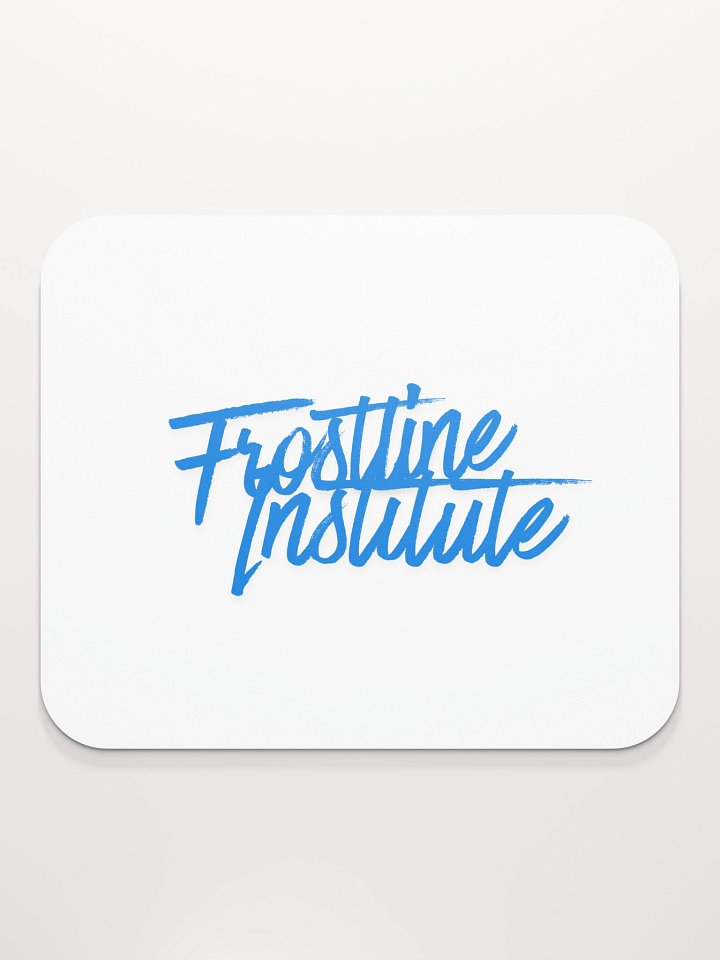 Frostline Logo Mouse Pad White product image (2)