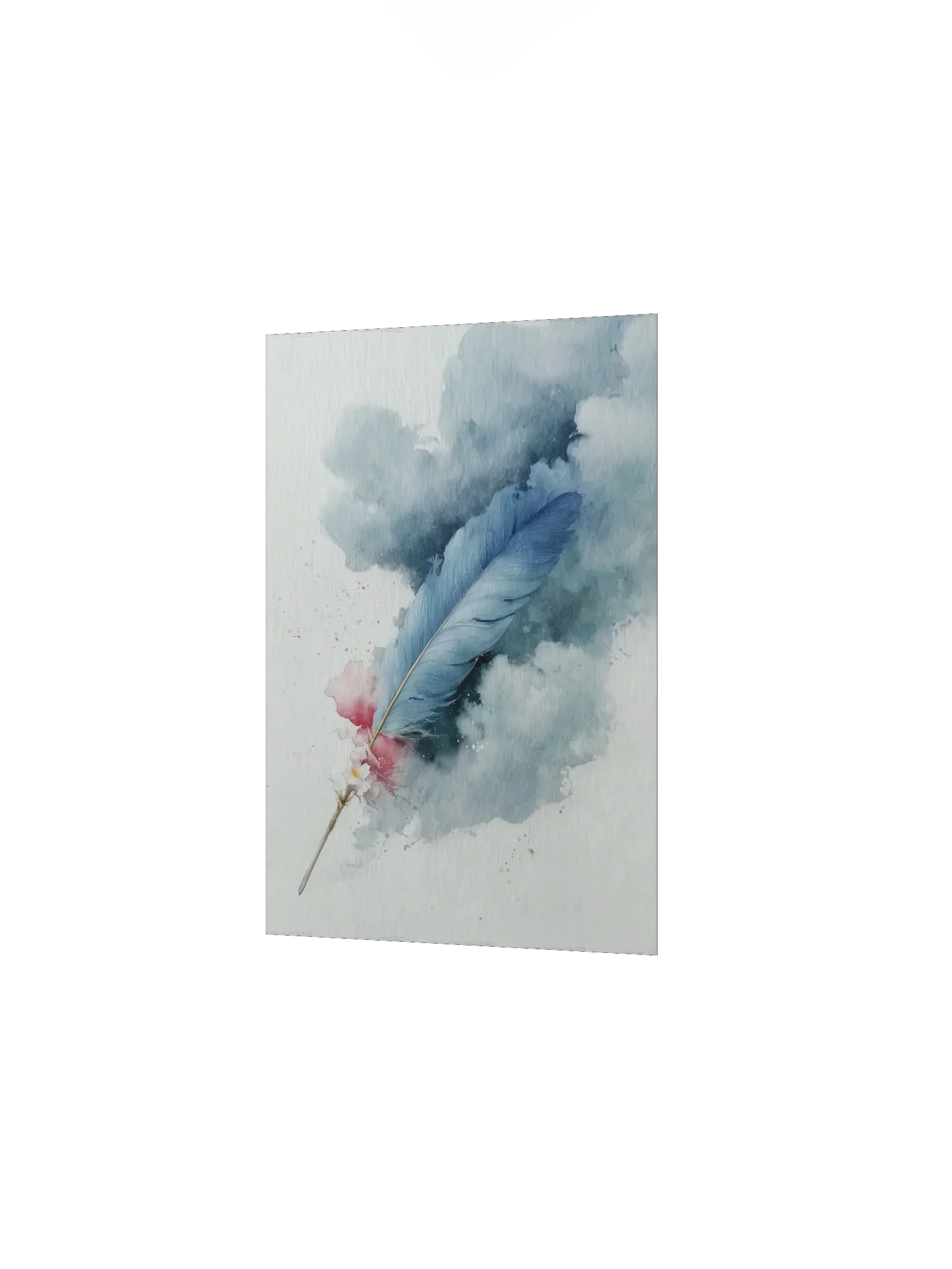 Powder Blue: Diagonal Blue Feather product image (2)