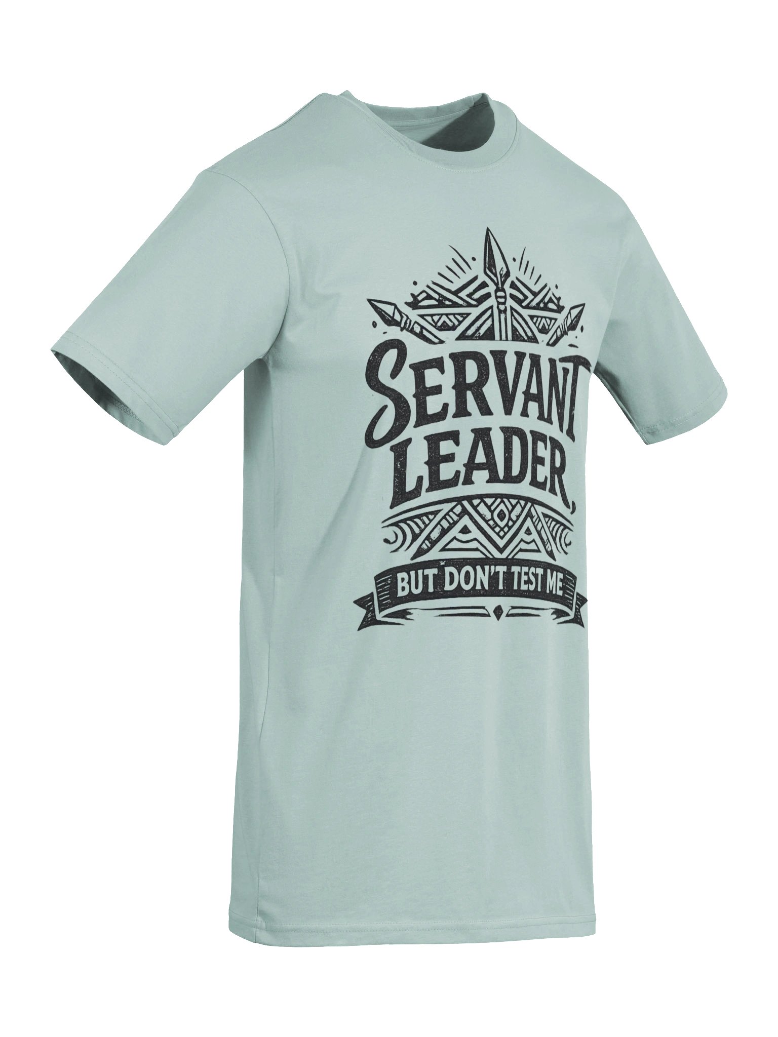 Servant Leader But Don't Test Me Tee - Light product image (16)