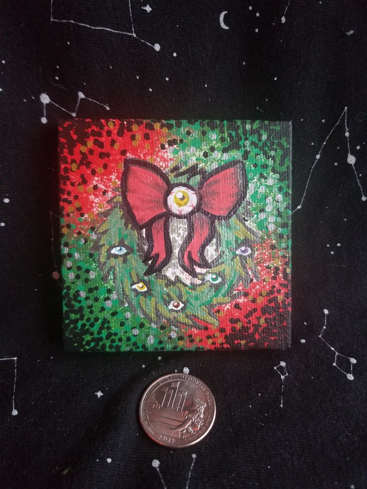 Creepy Wreath, Tiny Painting product image (1)
