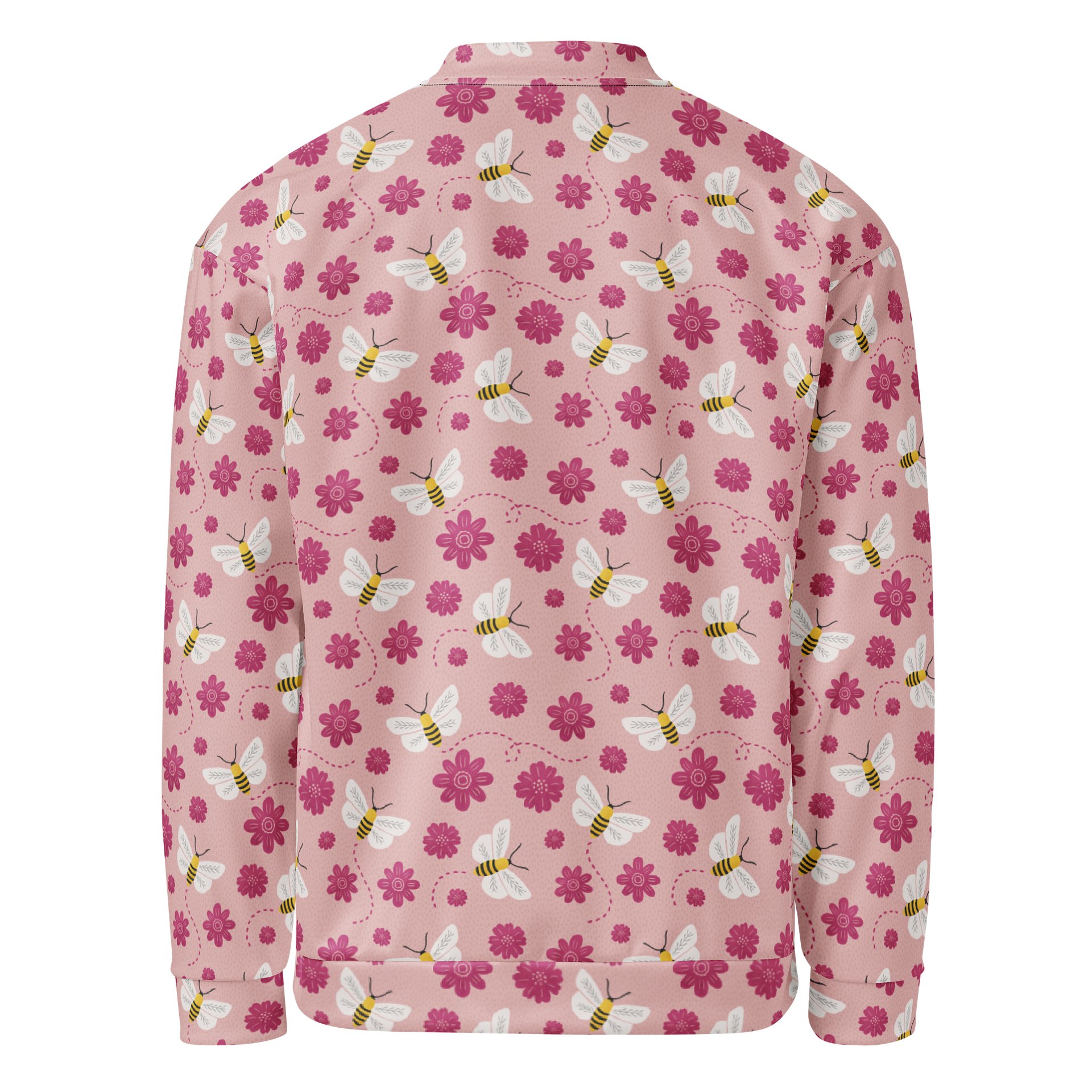 Little Pink Bees Bomber Jacket product image (2)