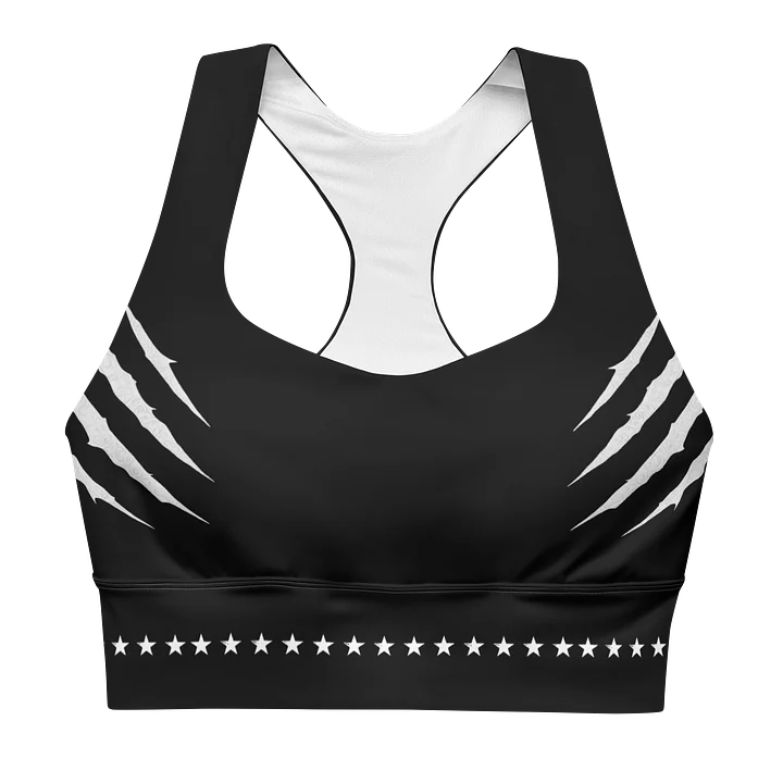 Black Void Stars & Scars Sports Bra product image (1)