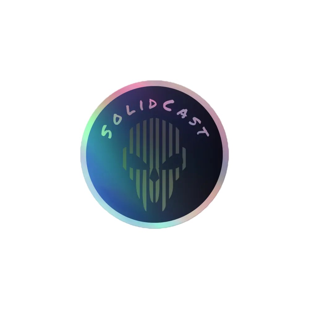 SolidCast Holographic Sticker product image (1)
