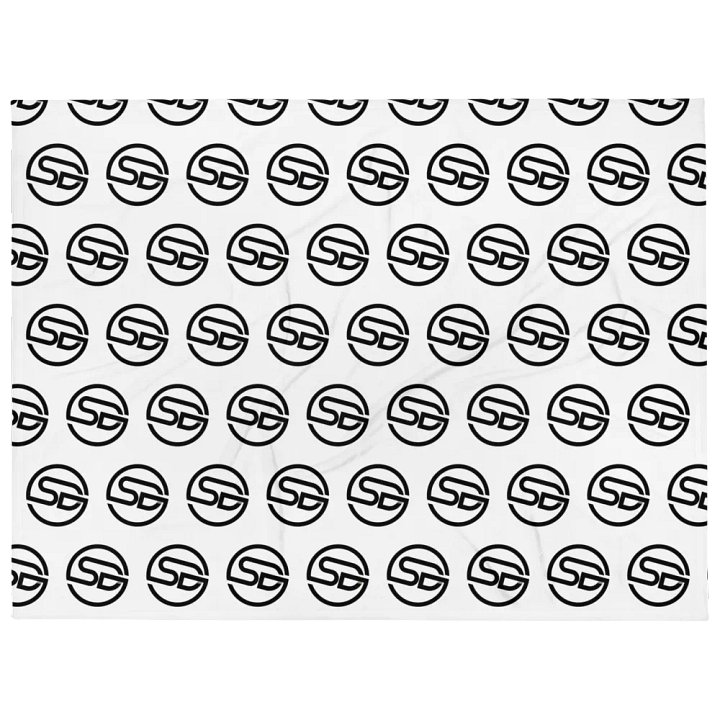 Logo Throw Blankie - White product image (1)