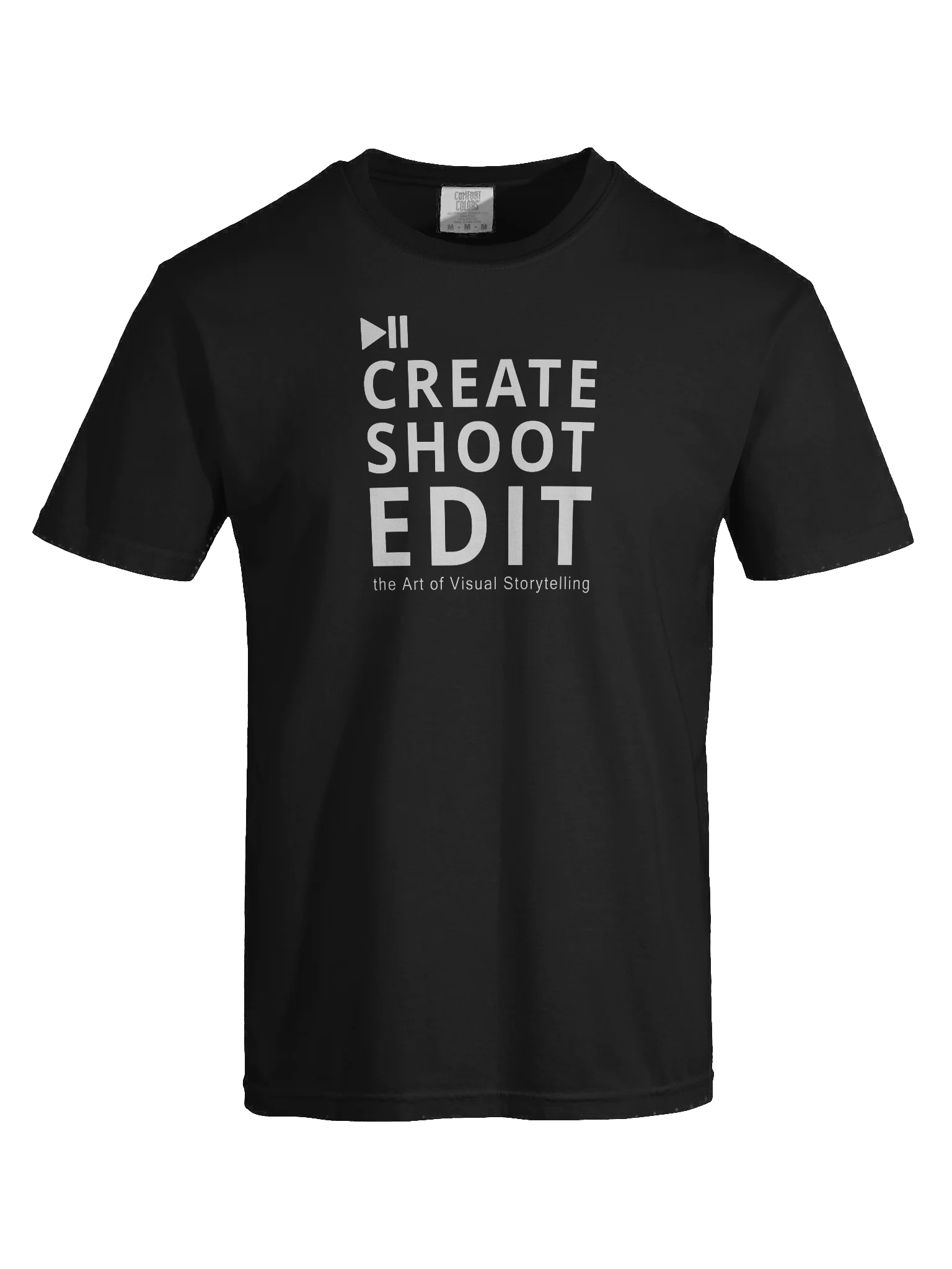 Create, Shoot, Edit Tee – The Art of Visual Storytelling product image (7)