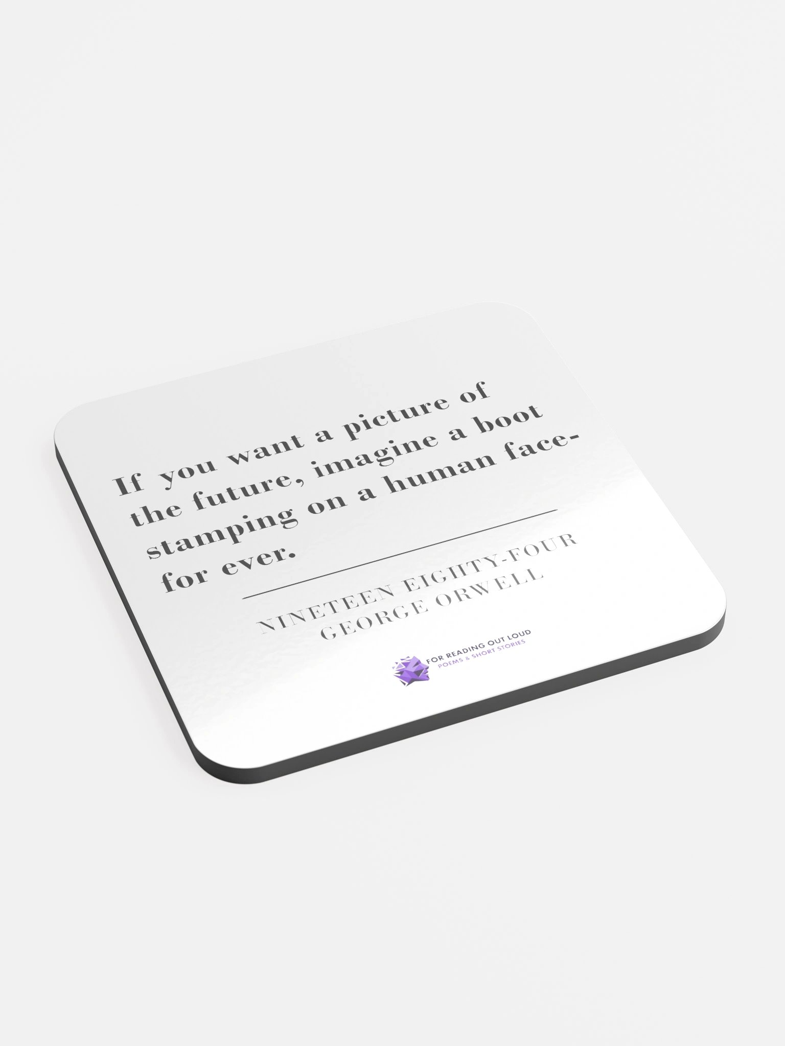 Nineteen Eighty-Four (George Orwell) Quote Coaster product image (2)