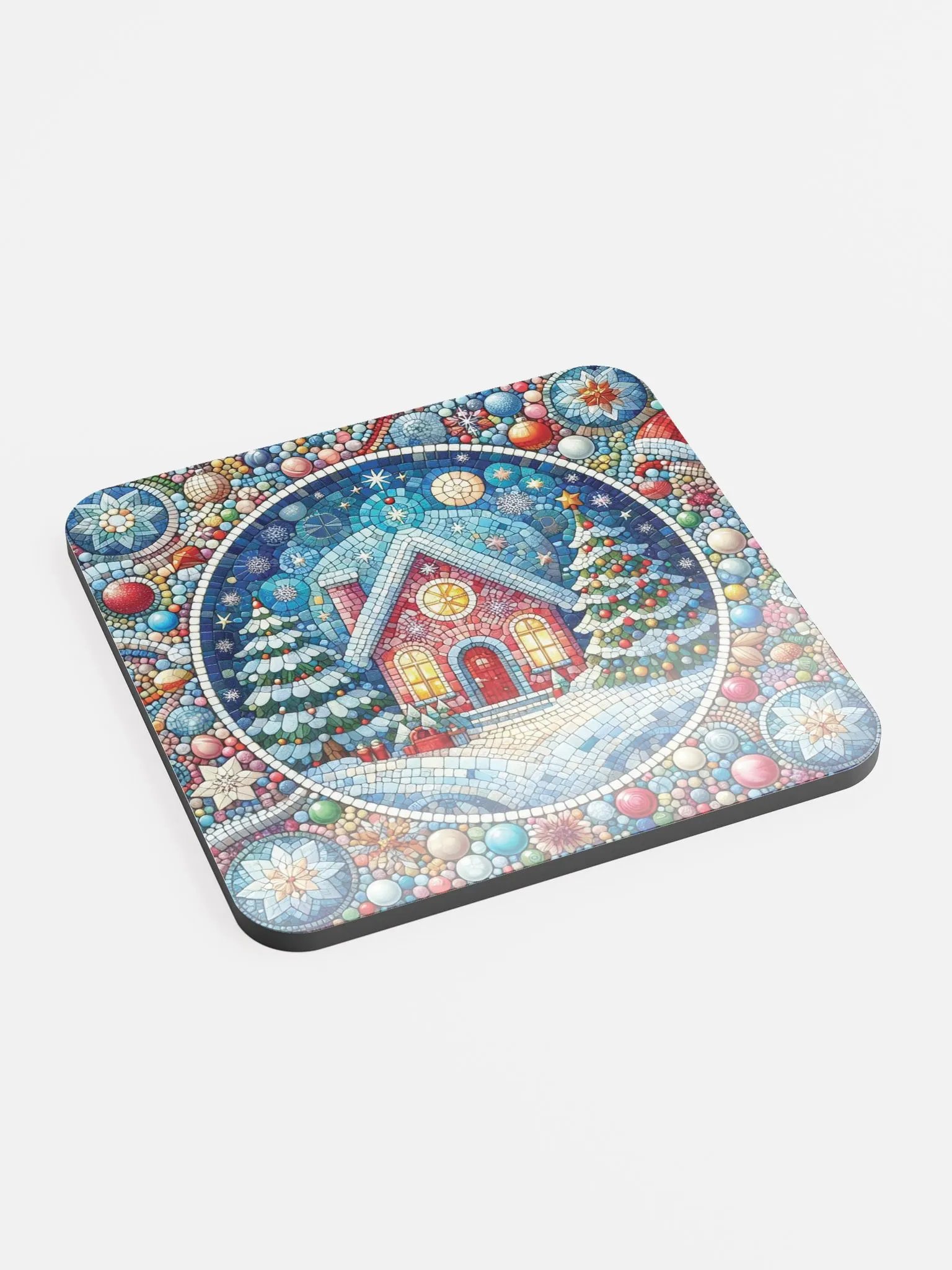 Festive Winter Mosaic Coaster product image (2)