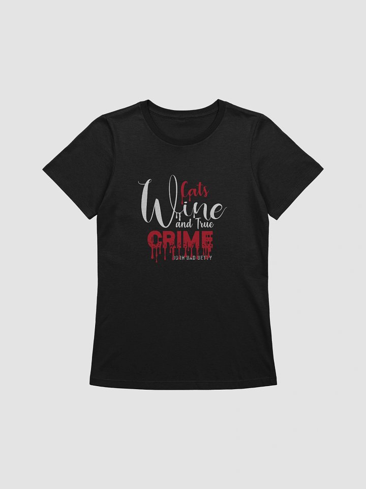 Cats, Wine and True Crime T-shirt product image (2)