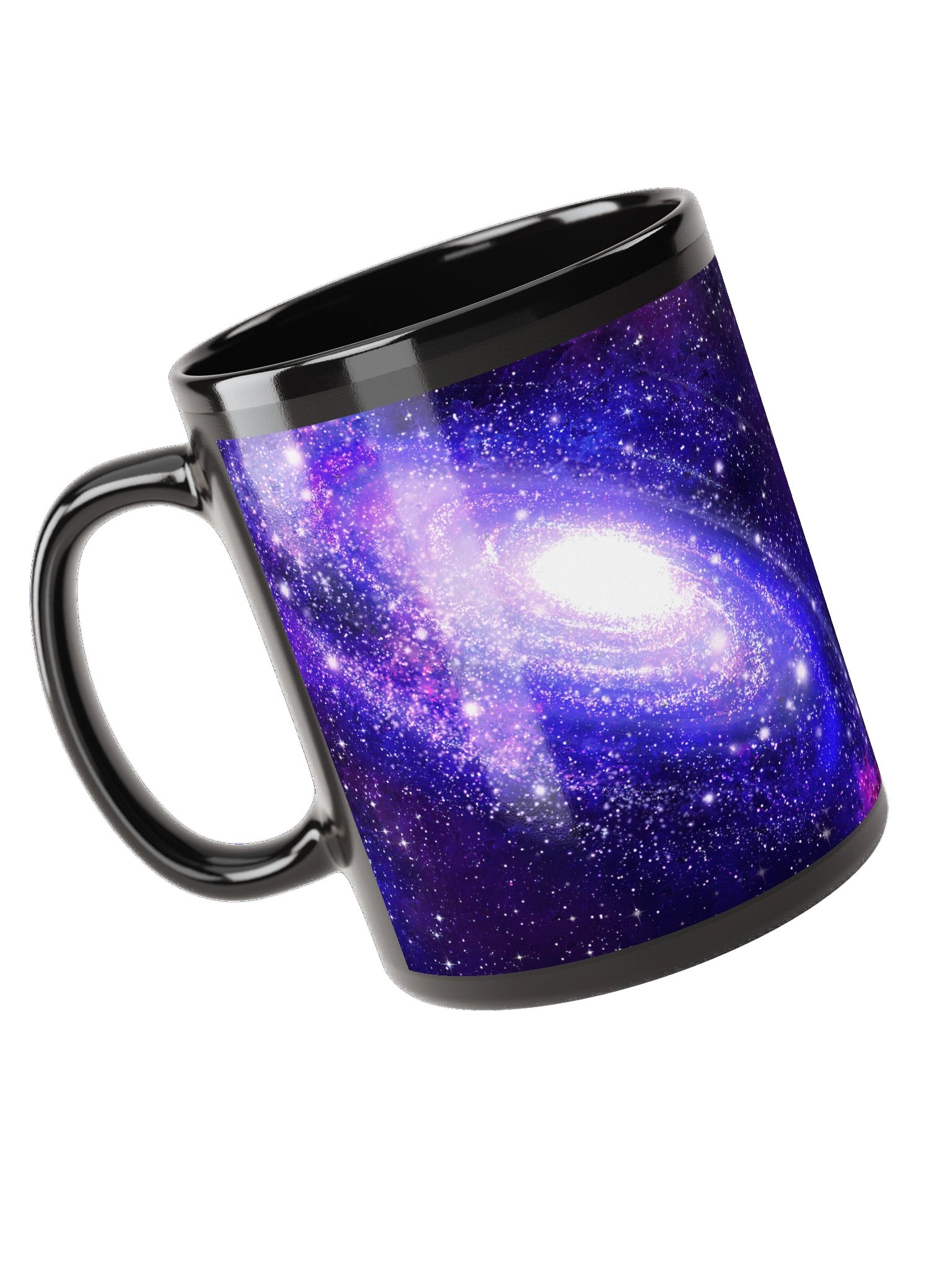 Floating Moona in Galaxy Black Glossy Mug product image (6)