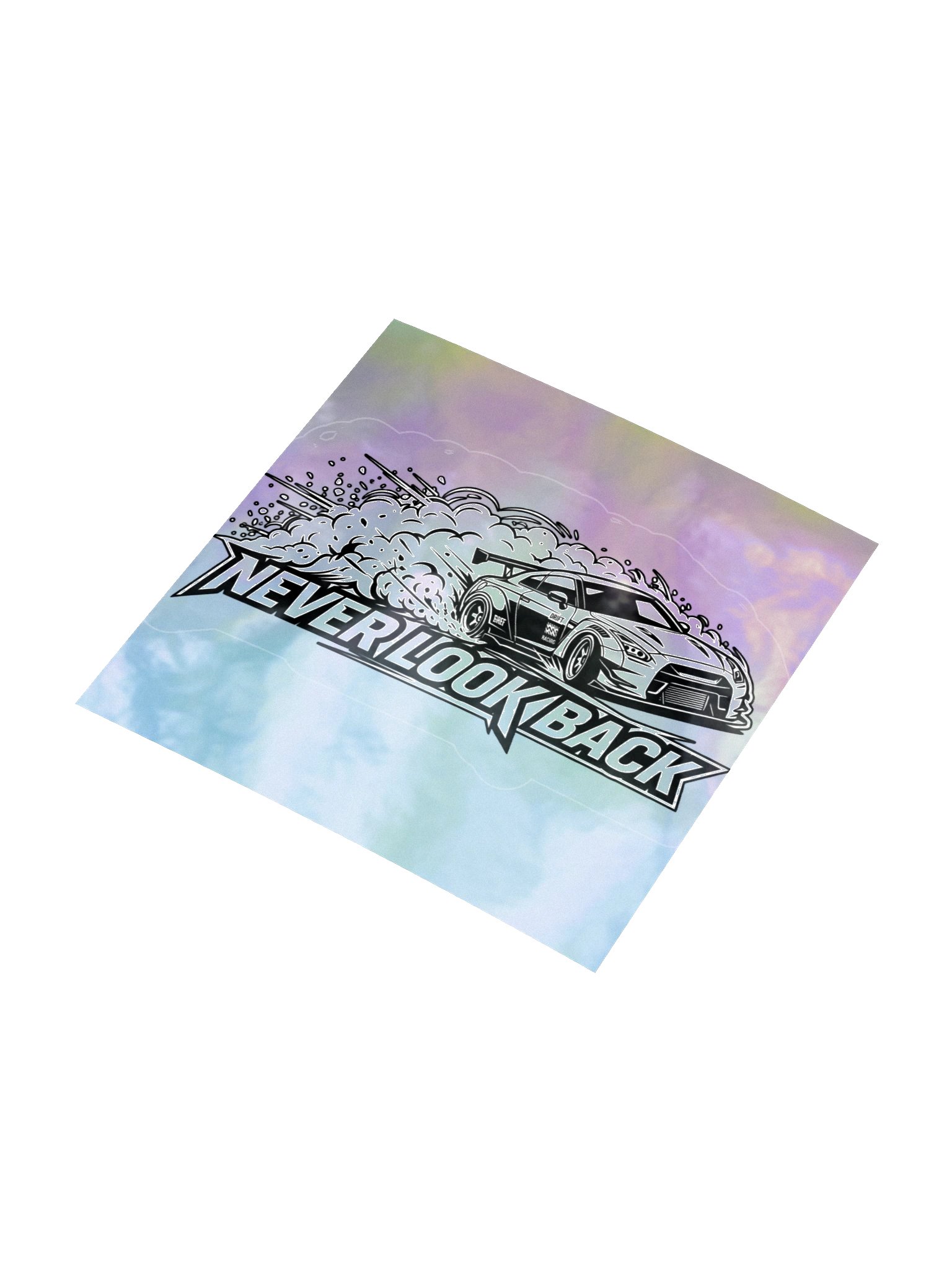 Never Look Back Drift Holographic Sticker Sheet product image (8)