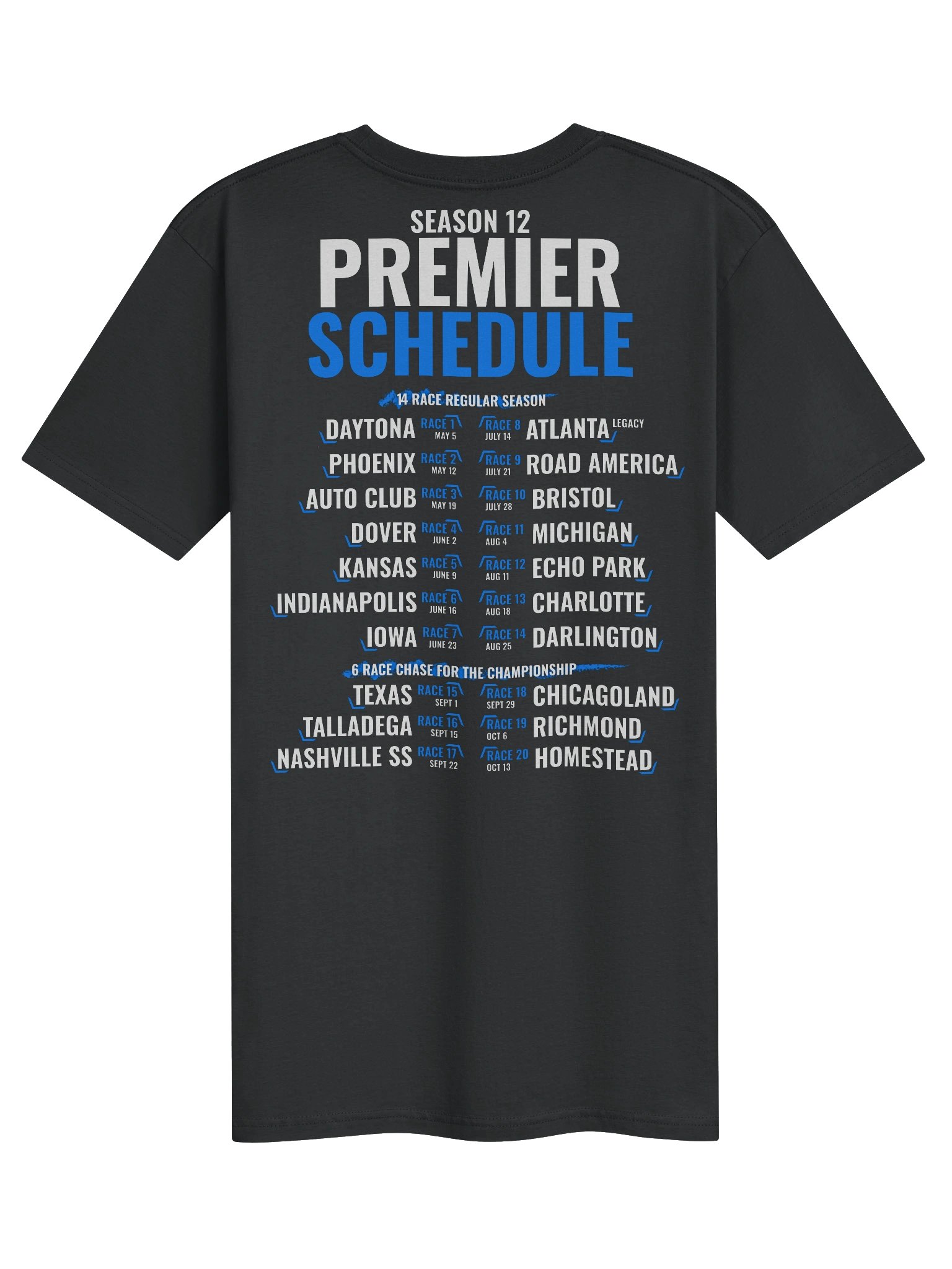 GLR Premier Series Schedule Tee product image (2)