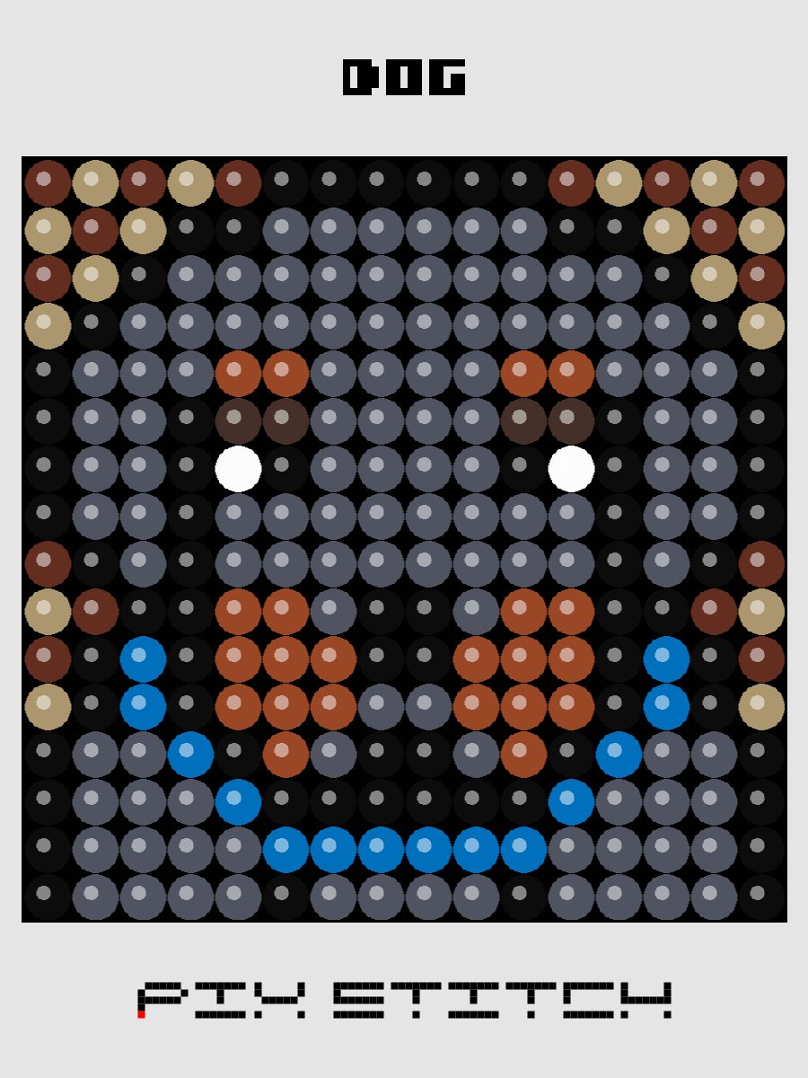 Dog Pixel Art product image (1)