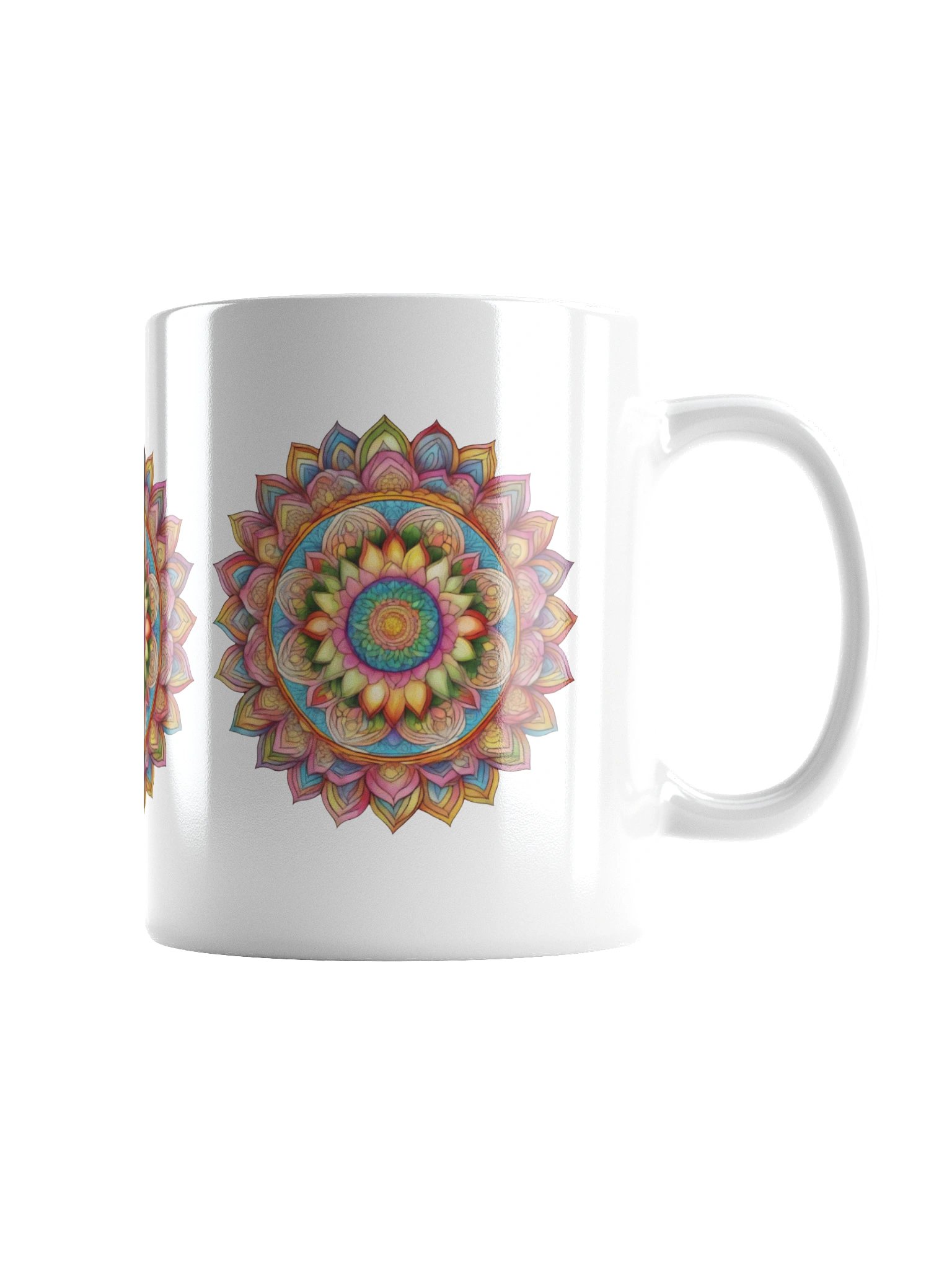 Golden Bloom Mandala - Mug product image (3)