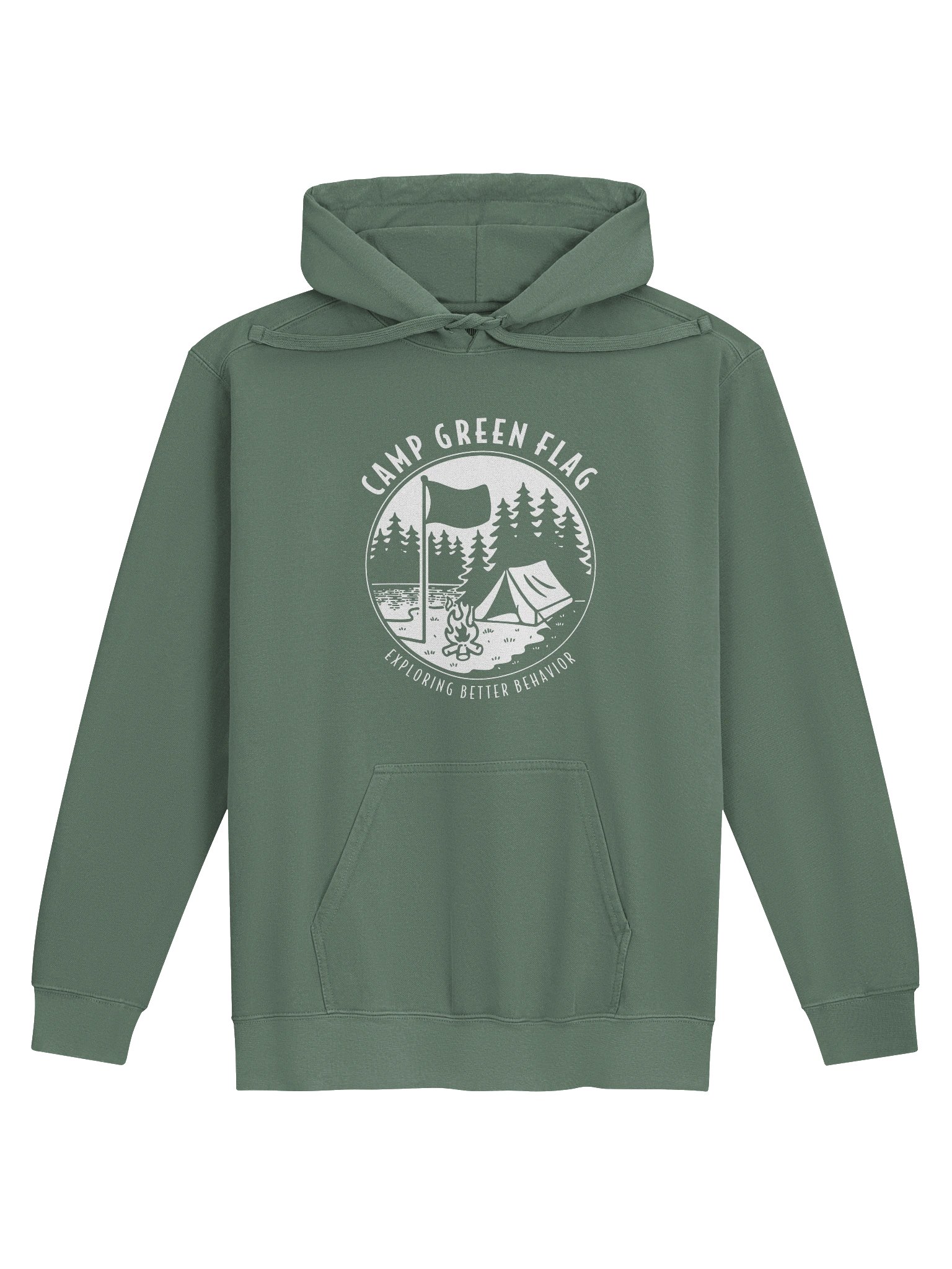 Camp Green Flag Unisex Hoodie product image (3)