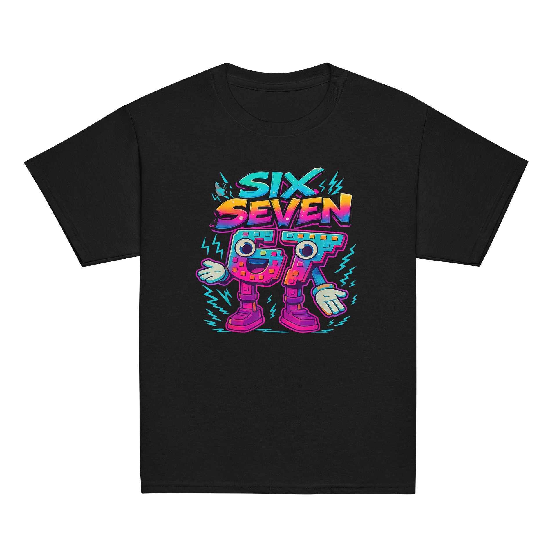 Playful 67 Cartoon Character Youth Tee product image (2)