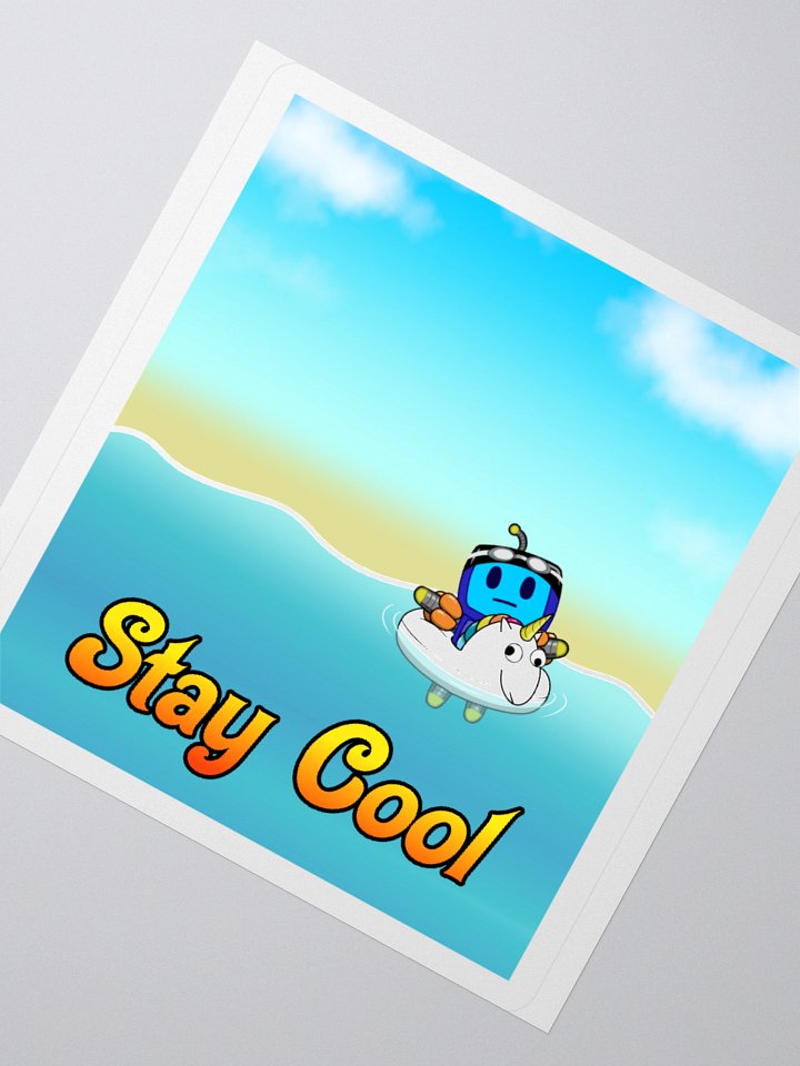 Stay Cool Ocean Sticker product image (2)