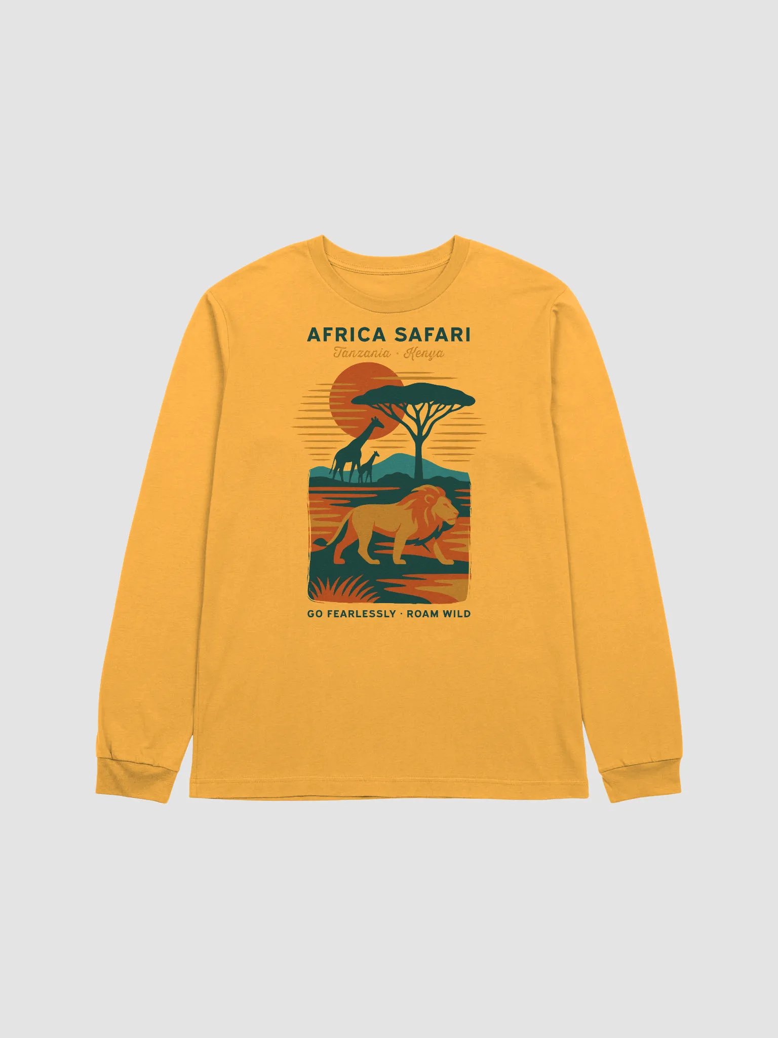 Safari Sunset – Unisex Long Sleeve Tee product image (1)