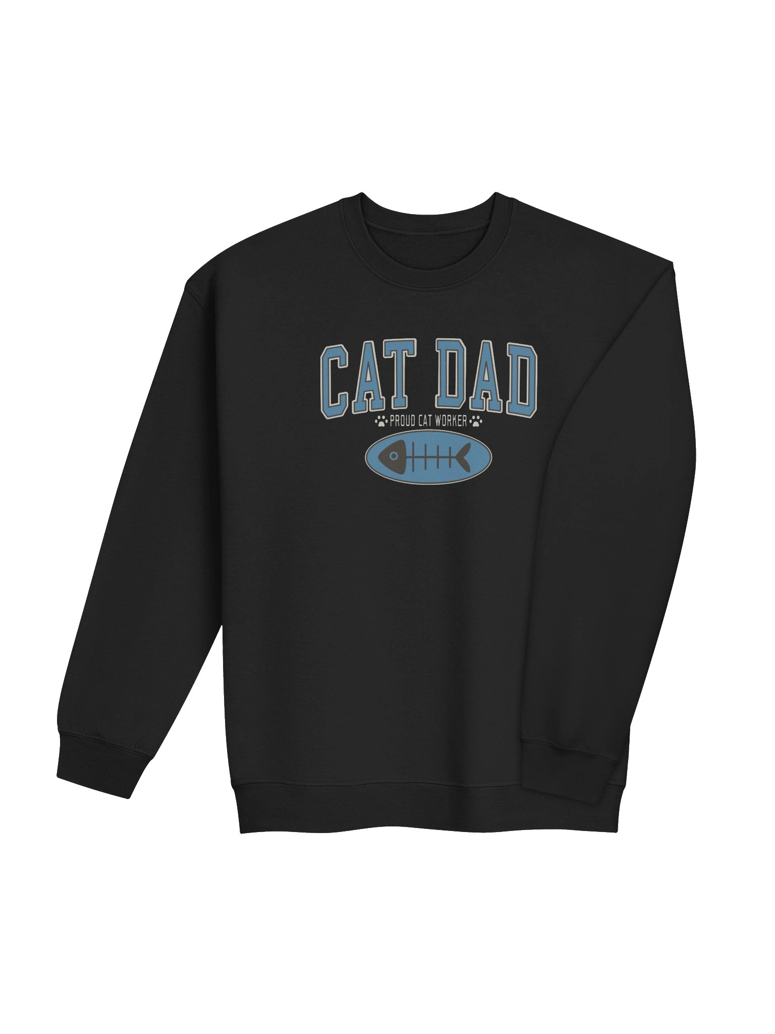 Cat Dad 2 (Proud Cat Worker) - Unisex Adult Sweatshirt product image (3)