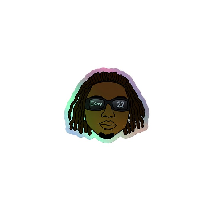 Camp 22 holographic Sticker product image (1)